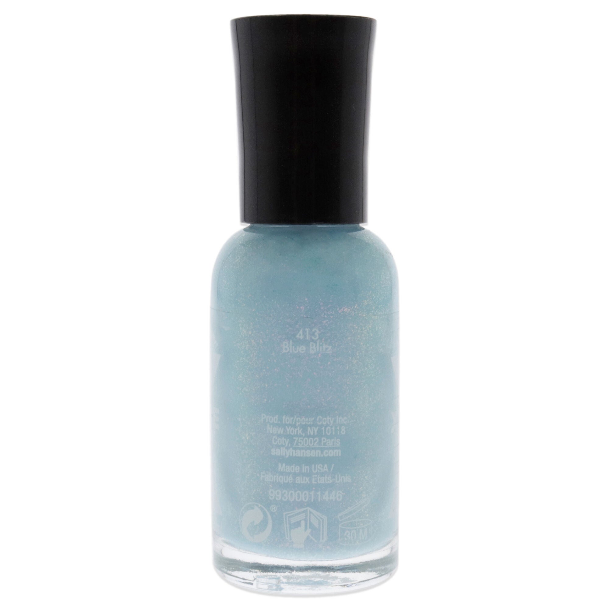 Xtreme Wear Nail Color - 413 Blue Blitz by Sally Hansen for Women - 0.4 oz Nail Polish, See Description, alternate image number 2