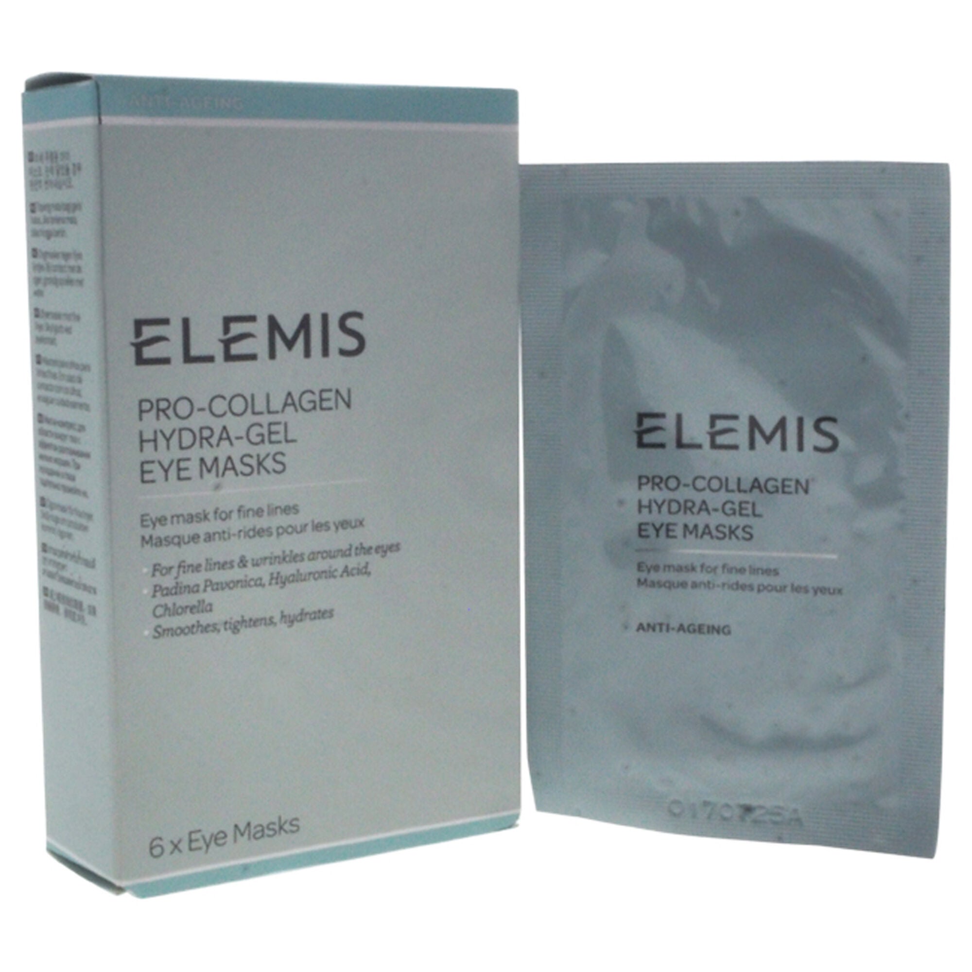 Pro-Collagen Hydra-Gel Eye Mask by Elemis for Women - 6 Pc Mask, See Description, hi-res image number 0