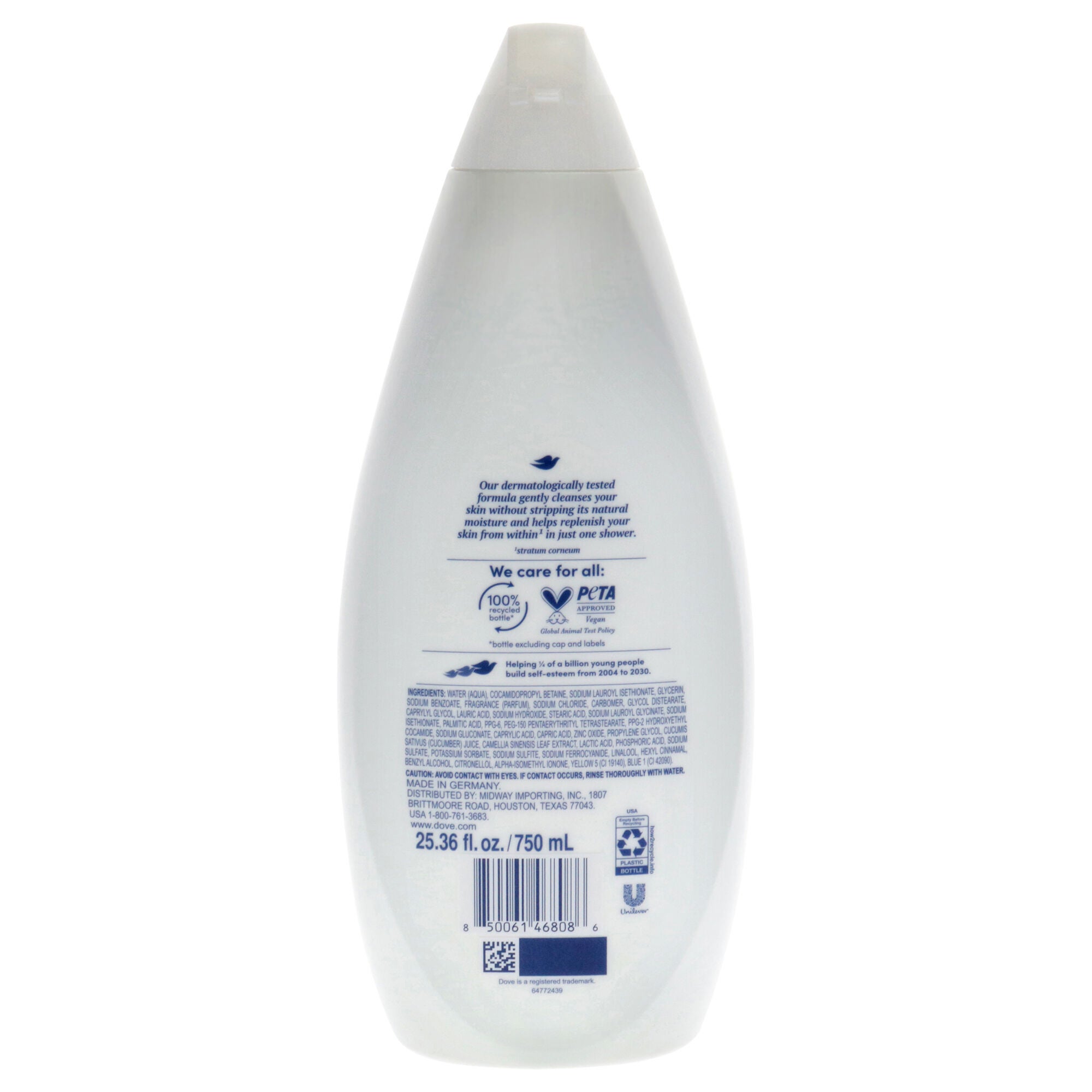 Body Wash - Fresh Care by Dove for Unisex - 25.36 oz Body Wash, See Description, alternate image number 2
