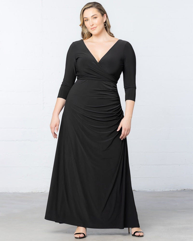 Gala Glam Evening Gown, Onyx, alternate image number 1