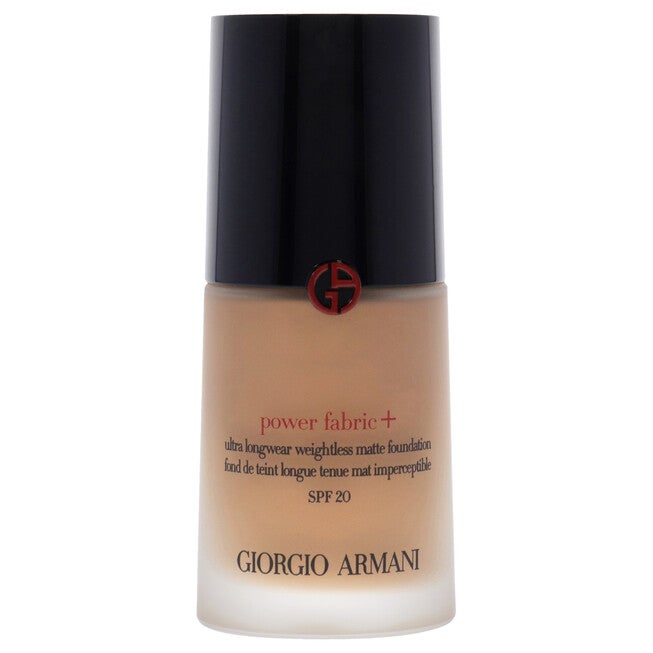 Power Fabric Plus Longwear Weightless Matte Foundation SPF 20 - 6.5 Medium To Tan With Peach by Giorgio Armani for Women - 1 oz Foundation, NA, alternate image number null