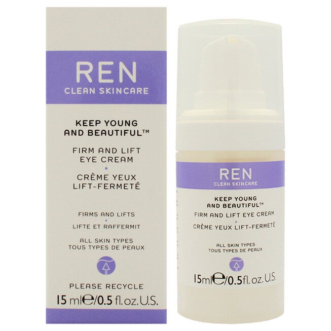 Keep Young and Beautiful Firm and Lift Eye Cream by REN for Unisex - 0.5 oz Cream, NA, hi-res image number null