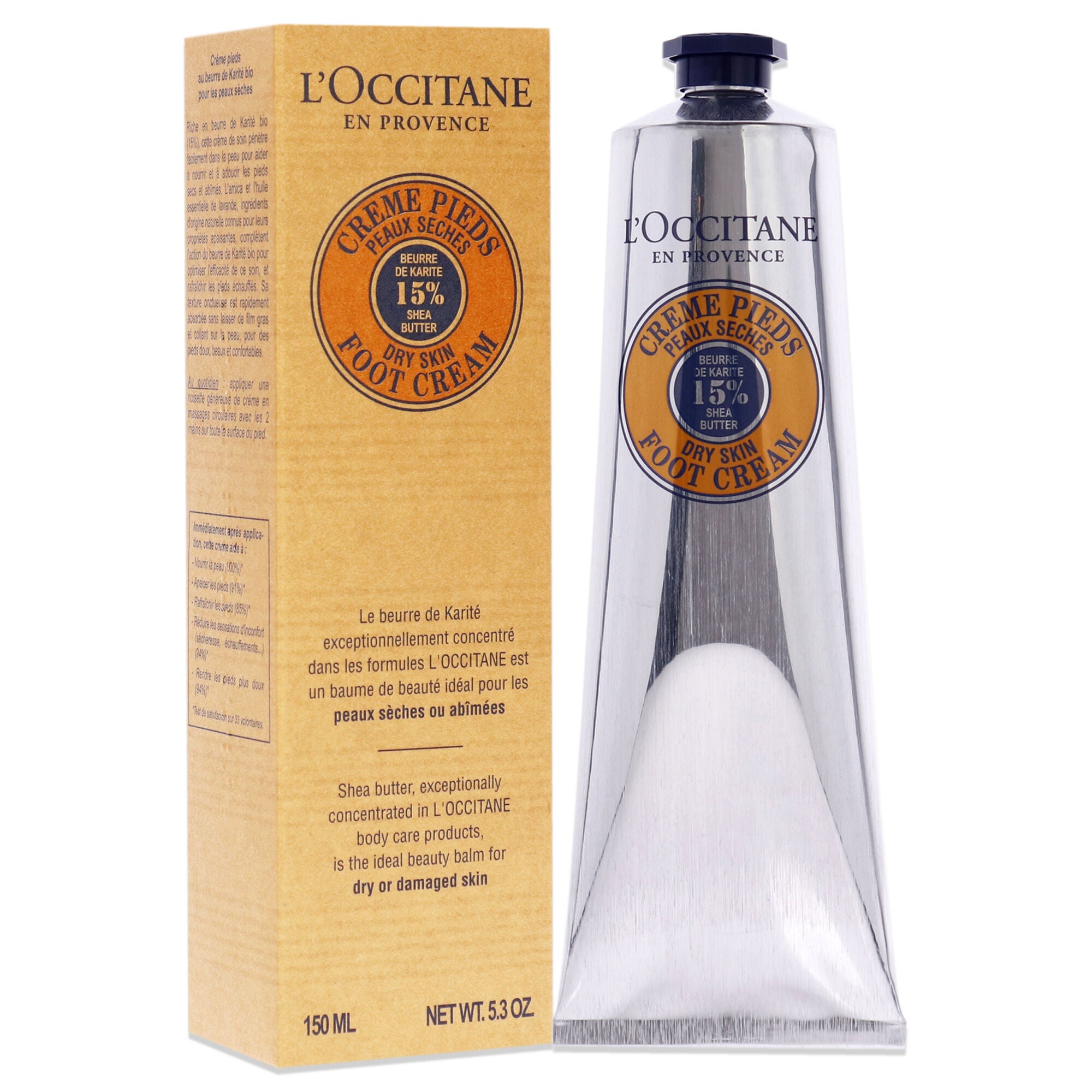 Shea Butter Foot Cream - Dry Skin by LOccitane for Unisex - 5.2 oz Cream, , alternate image number 7