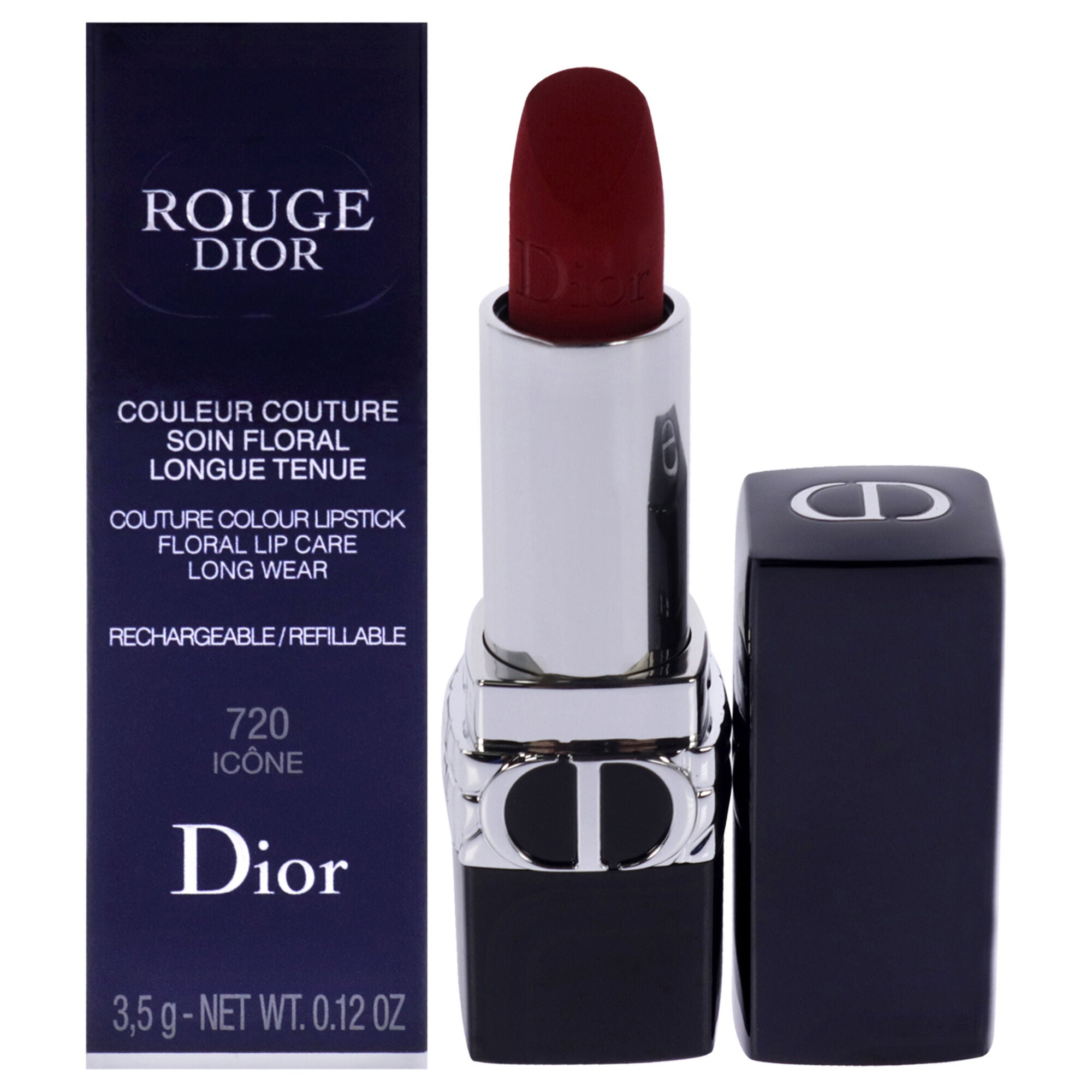 Rouge Dior Velvet Lipstick - 720 Icone by Christian Dior for Women - 0.12 oz Lipstick, See Description, hi-res image number 0