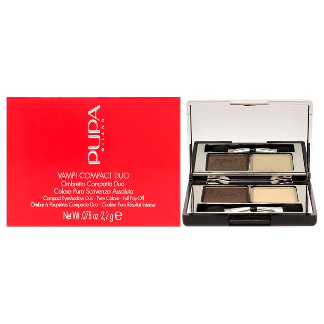 Vamp! Compact Duo Eyeshadow - 008 Cream Taupe by Pupa Milano for Women - 0.078 oz Eye Shadow, NA, hi-res image number null