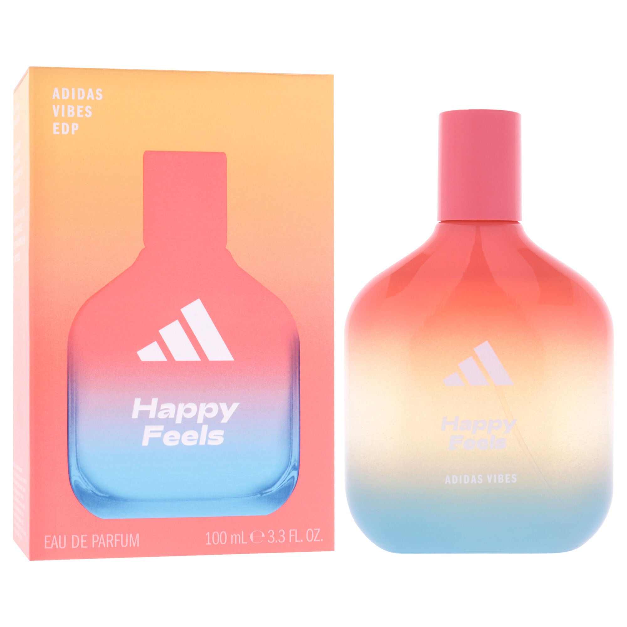 Adidas Vibes - Happy Feels by Adidas for Unisex - 3.3 oz EDP Spray, Clear, alternate image number 2