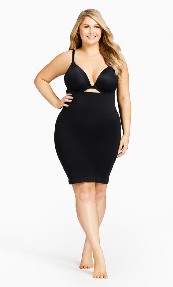 Seamless Shaper Slip - black, Black, hi-res image number null