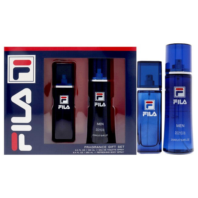 Fila by Fila for Men - 2 Pc Gift Set 3.4oz EDT Spray, 8.4oz Body Spray, NA, hi-res image number null