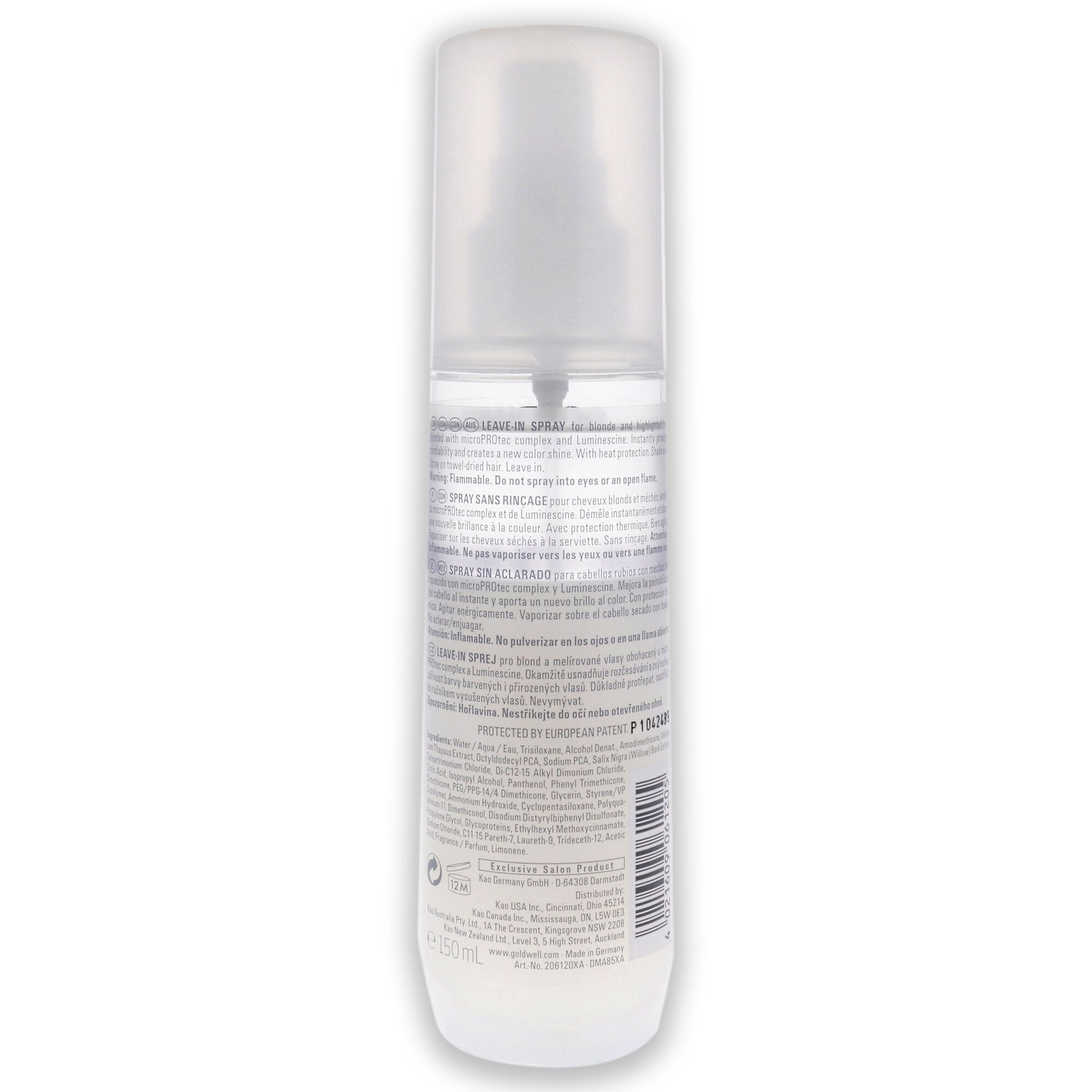 Dualsenses Blondes Highlights Brillance Serum Spray by Goldwell for Unisex - 5 oz Serum, See Description, alternate image number 2