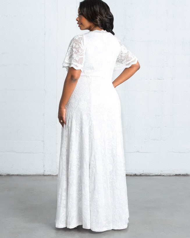 Blissful Lace Wedding Gown, Ivory, alternate image number null