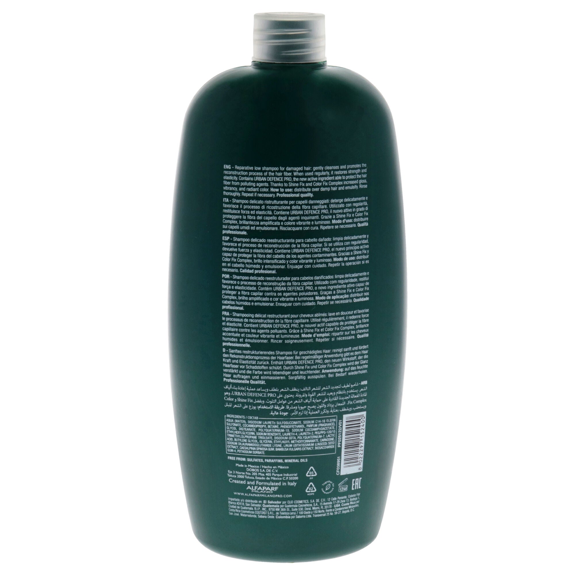 Semi Di Lino Reconstruction Reparative Low Shampoo by Alfaparf Milano for Unisex - 33.8 oz Shampoo, See Description, alternate image number 2