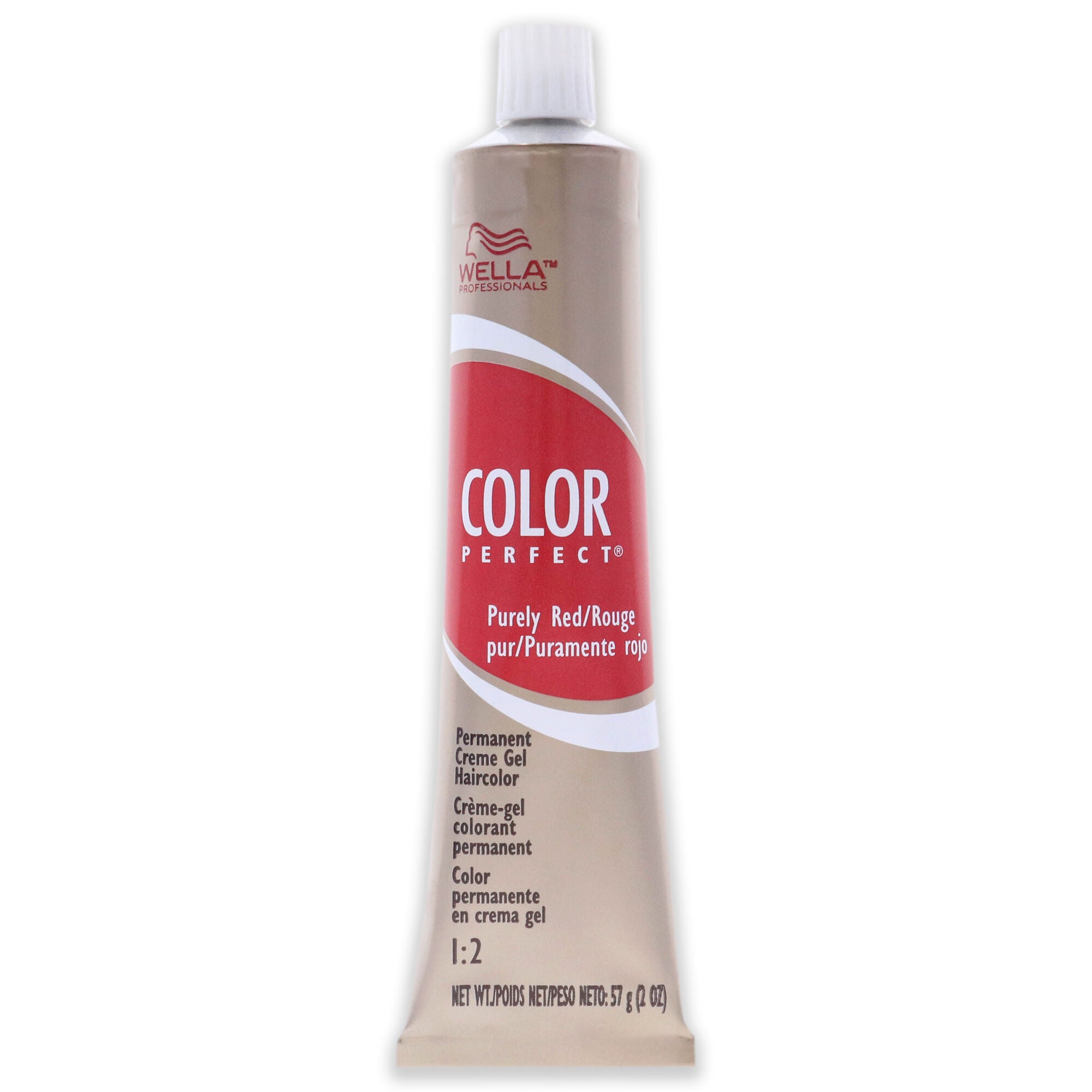 Color Charm Permanent Hair Color Gel - 5 RR Level 5 Pure Red by Wella for Unisex - 2 oz Hair Color, See Description, alternate image number 4