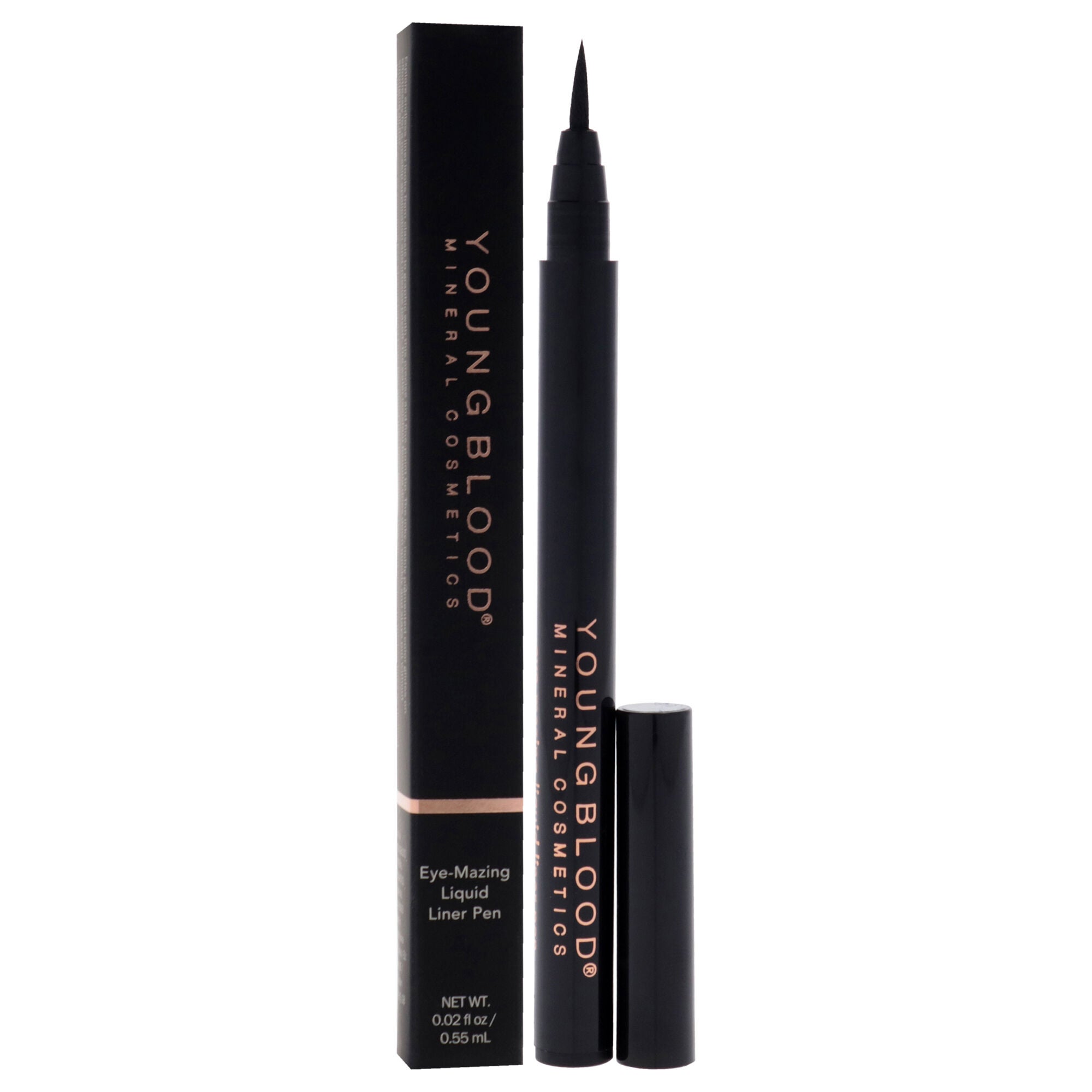 Eye-Mazing Liquid Liner Pen - Noir by Youngblood for Women - 0.02 oz Eyeliner, See Description, alternate image number 1