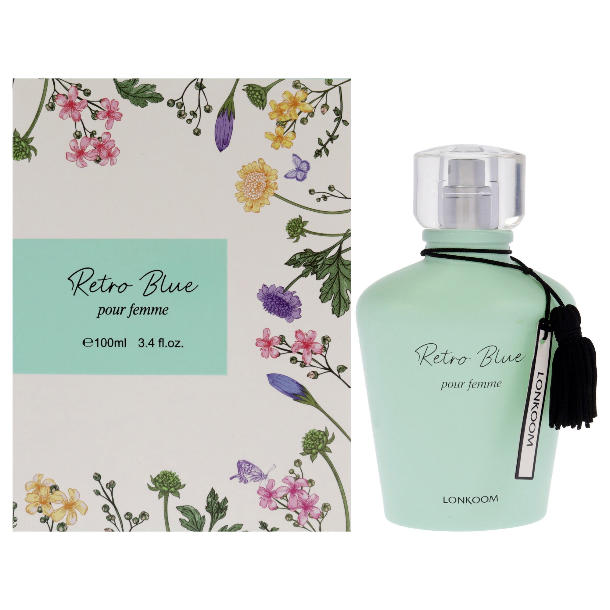 Retro Blue by Lonkoom for Women - 3.4 oz EDP Spray, See Description, hi-res image number 0