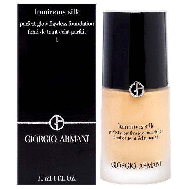 Luminous Silk Foundation - # 6 Medium/Warm by Giorgio Armani for Women - 1 oz Foundation, NA, hi-res image number null