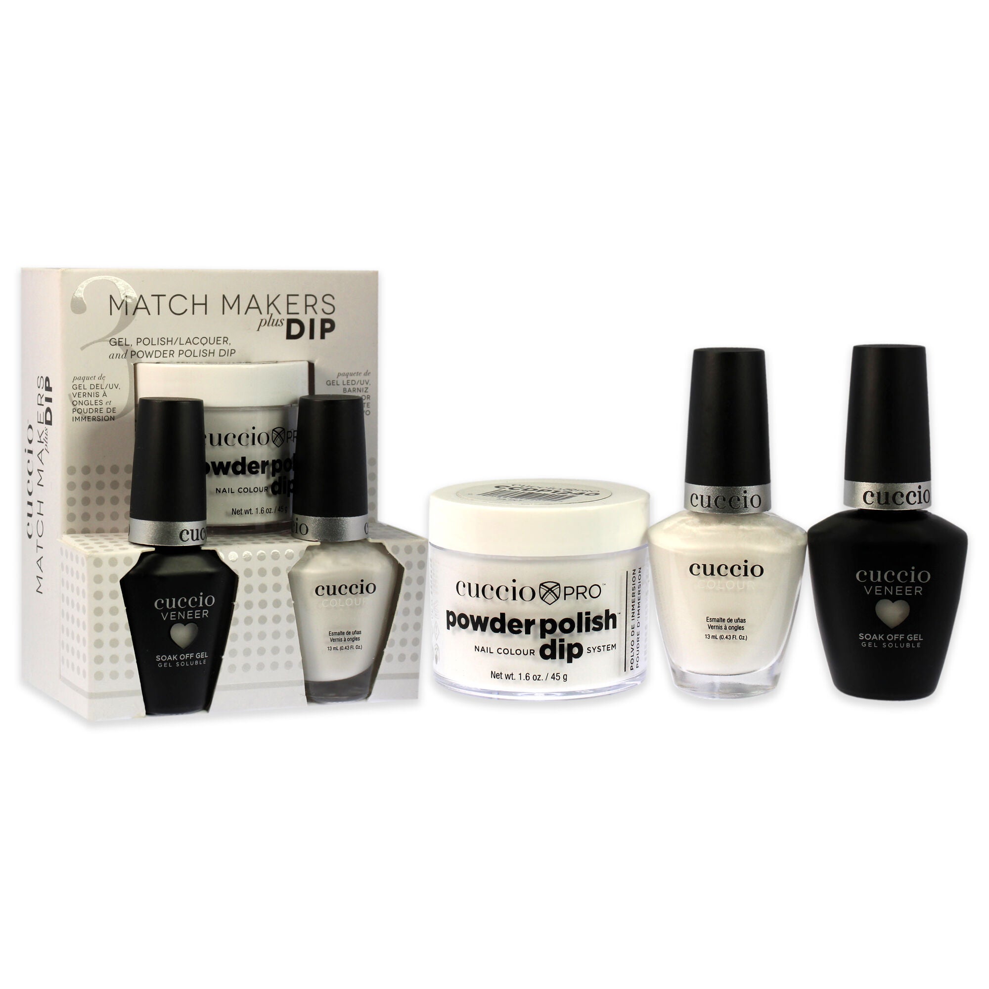 Match Makers Plus Dip - Flirt by Cuccio Colour for Women - 3 Pc Set, See Description, alternate image number 2