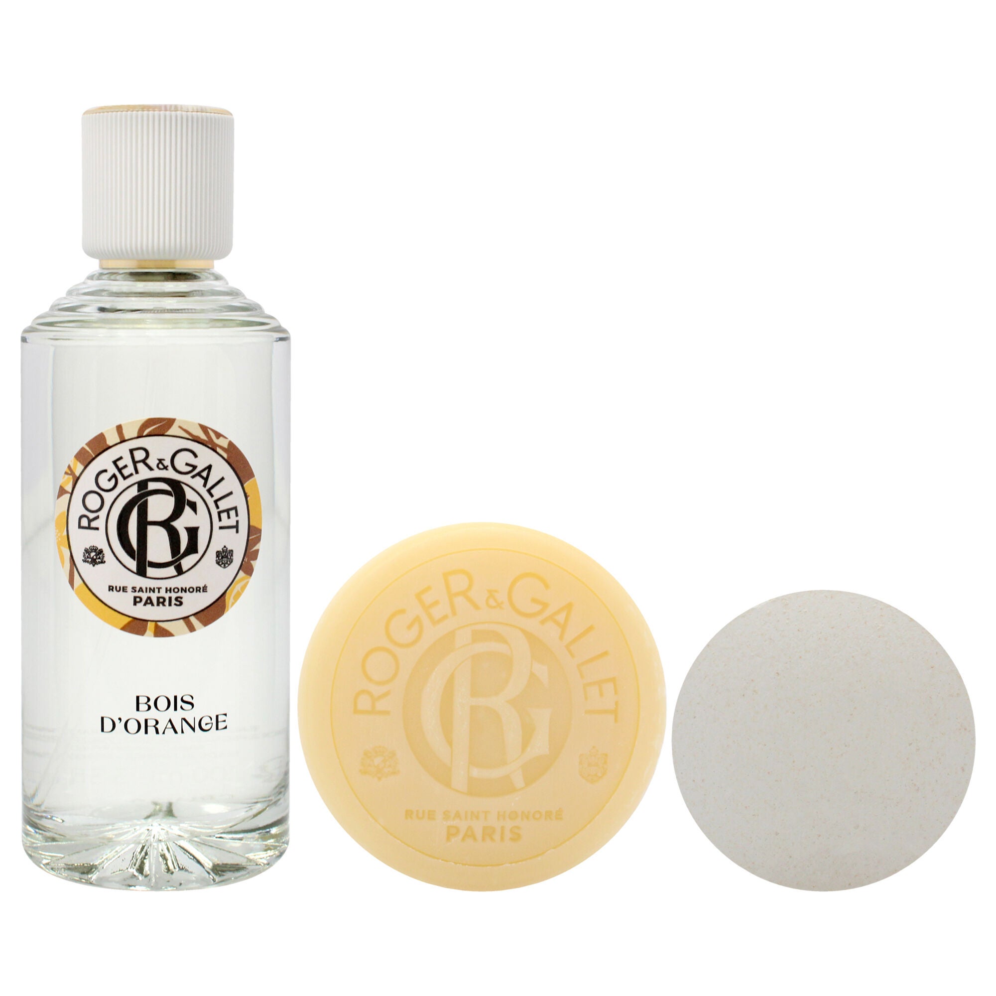 Bois DOrange Set by Roger & Gallet for Unisex - 5 Pc Gift Set 3.3oz Wellbeing Fragrant Water, 1.7oz Wellbeing Soap, 3 x 0.88oz Bath Tablets, See Description, alternate image number 3