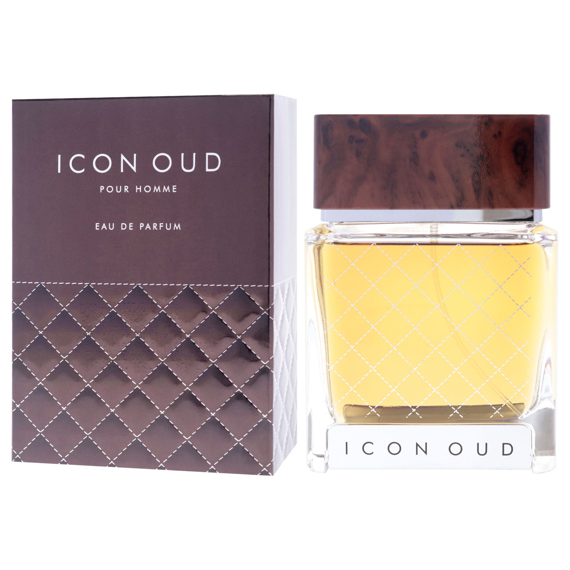 Icon Oud by Flavia for Men - 3.4 oz EDP Spray, Clear, alternate image number 3