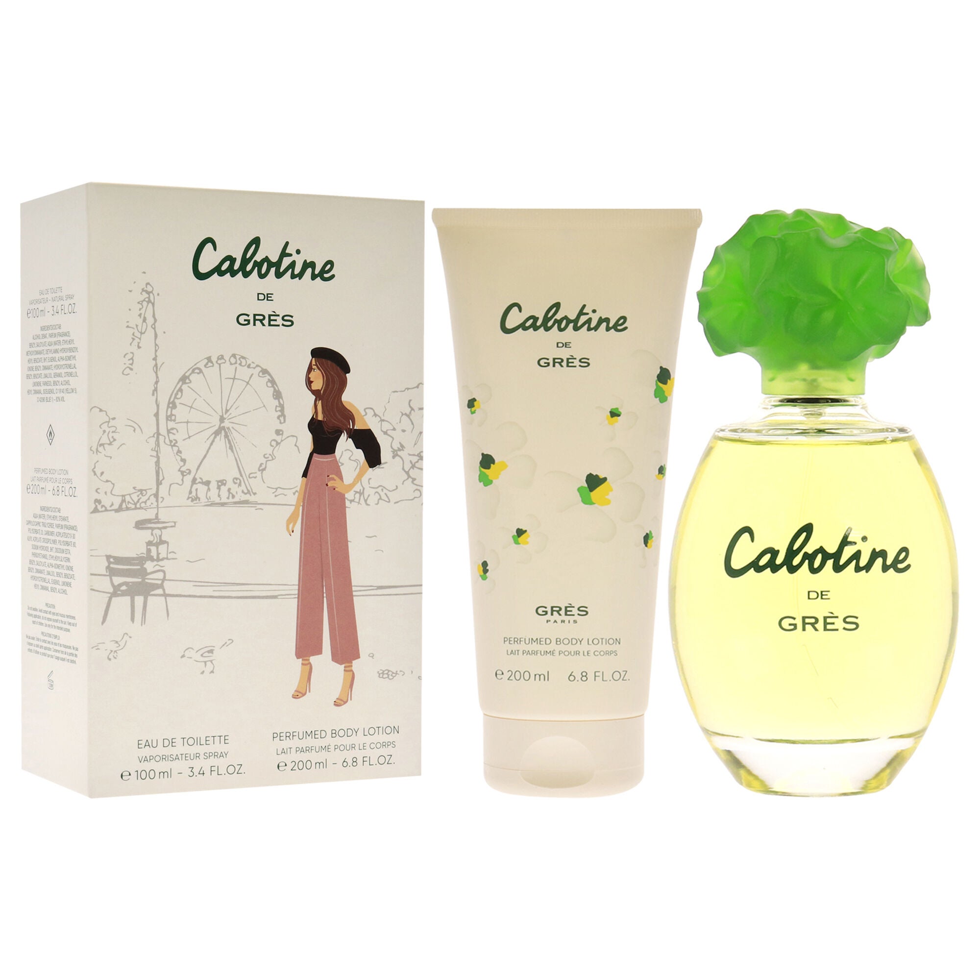 Cabotine by Parfums Gres for Women - 2 Pc Gift Set 3.4oz EDT Spray, 6.8oz Body Lotion, See Description, alternate image number 2