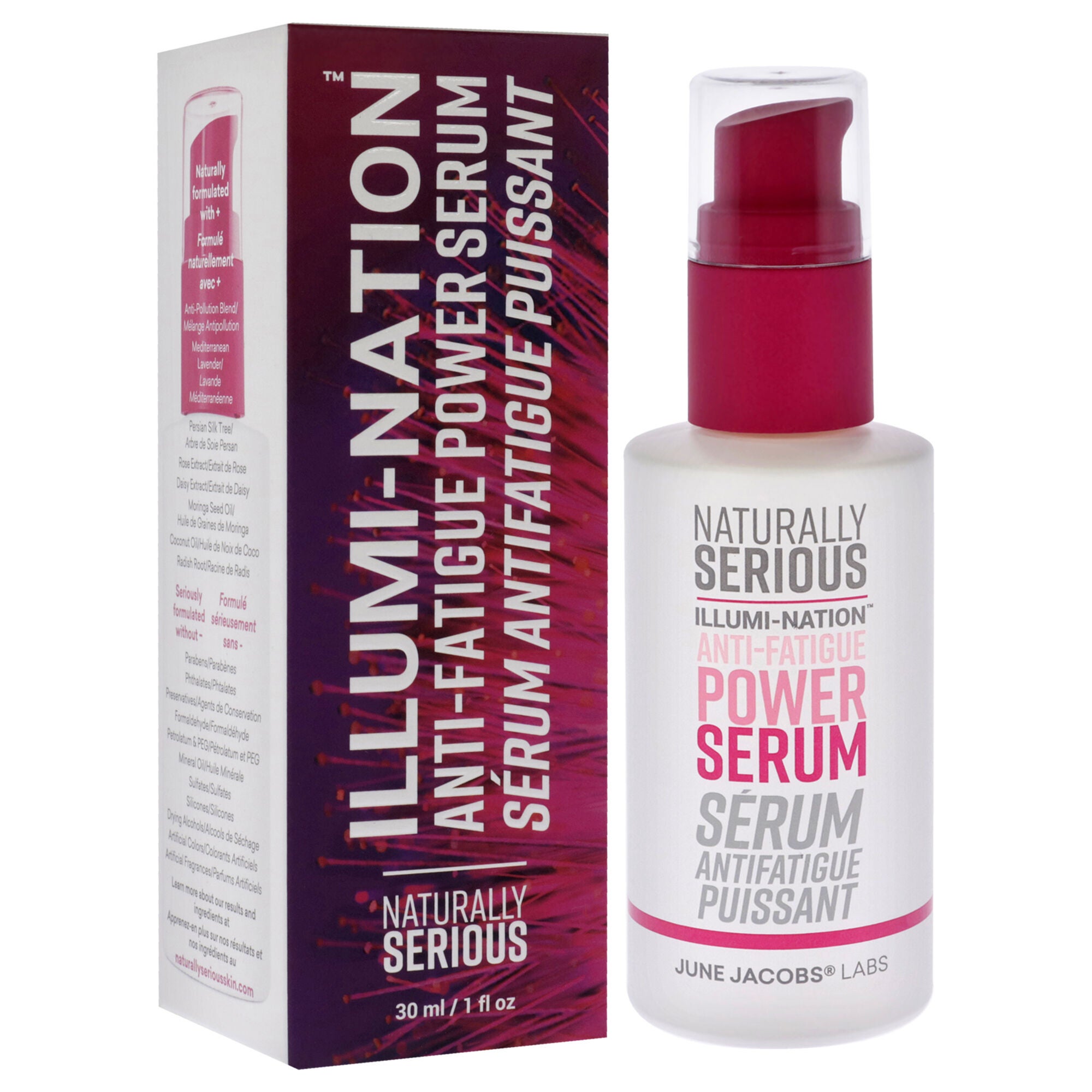 Illumi-nation Anti-Fatigue Power Serum by Naturally Serious for Unisex - 1 oz Serum, See Description, alternate image number 1