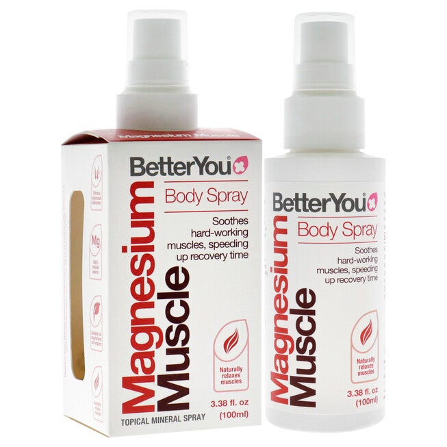 Magnesium Muscle Body Spray by BetterYou for Unisex - 3.38 oz Body Spray, , alternate image number null
