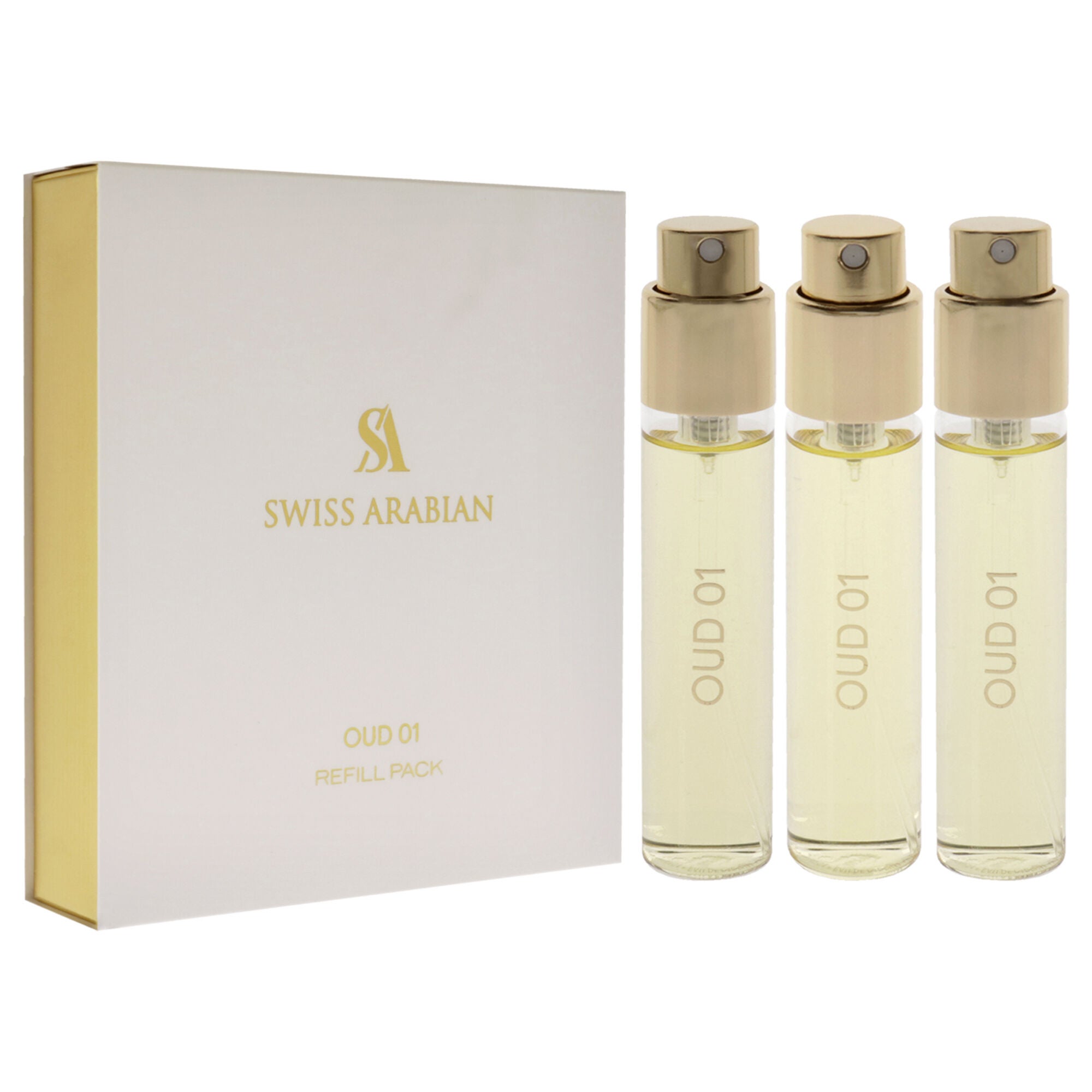 Oud 01 by Swiss Arabian for Unisex - 3 Pc Mini Gift Set 3 x 1oz EDP Spray (Refill), , alternate image number 6