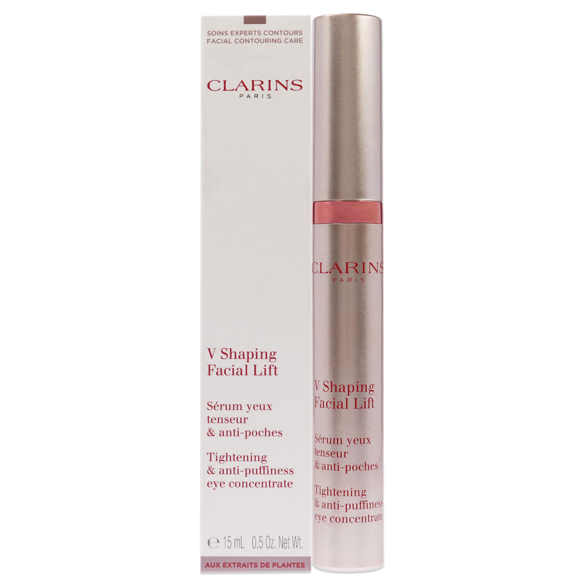 V Shaping Facial Lift Eye Concentrate by Clarins for Women - 0.5 oz Serum, See Description, hi-res image number 0