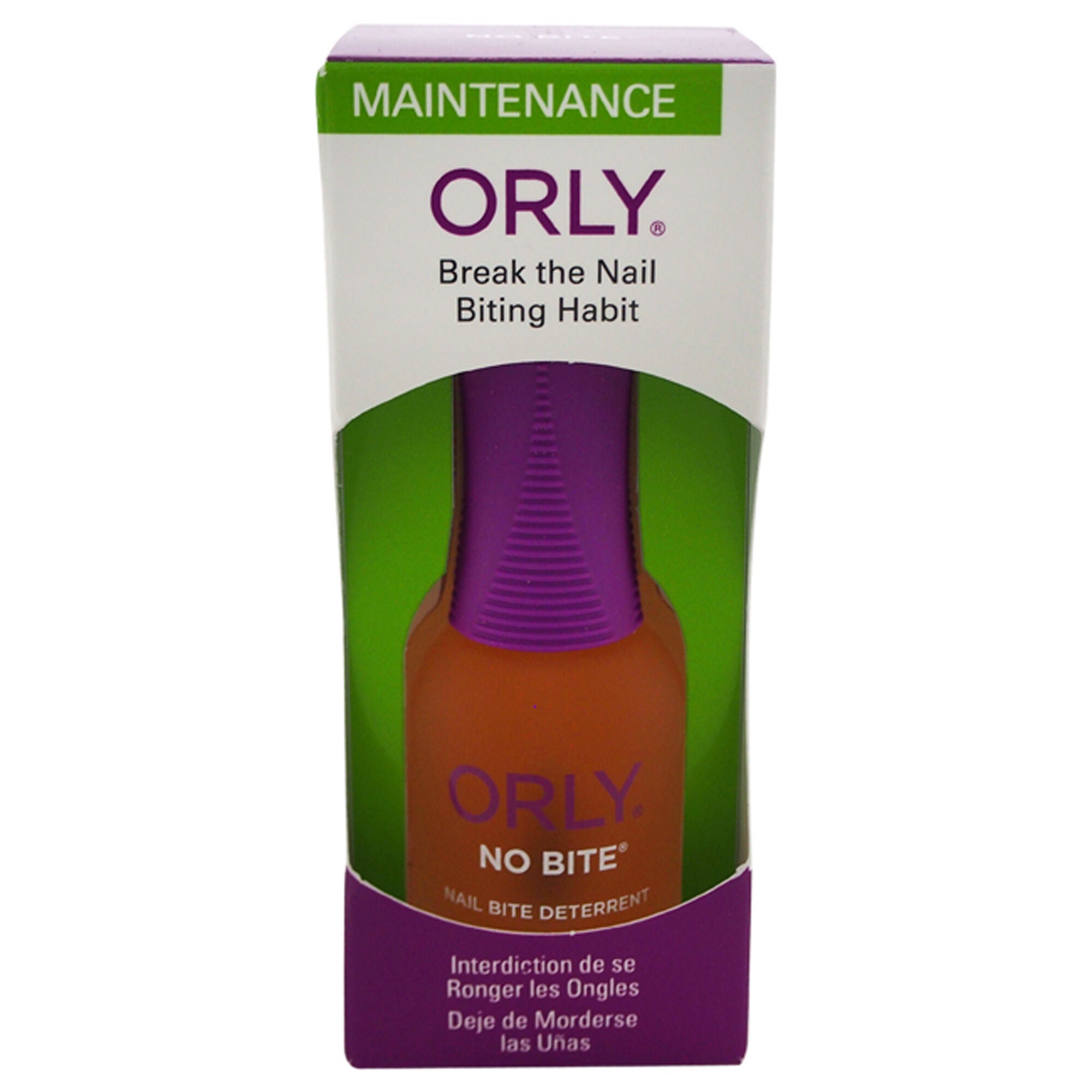 No Bite Nail Bite Deterrent by Orly for Women - 0.6 oz Nail Treatment, See Description, hi-res image number 0