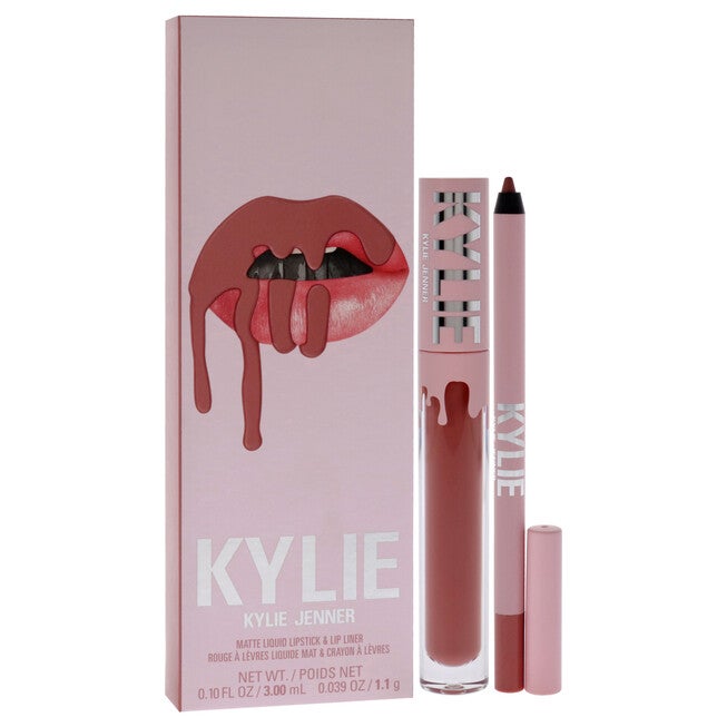 Matte Lip Kit - 301 Angel by Kylie Cosmetics for Women - 2 Pc 0.10oz Matte Liquid Lipstick, 0.039oz Lip Liner, See Description, alternate image number 1