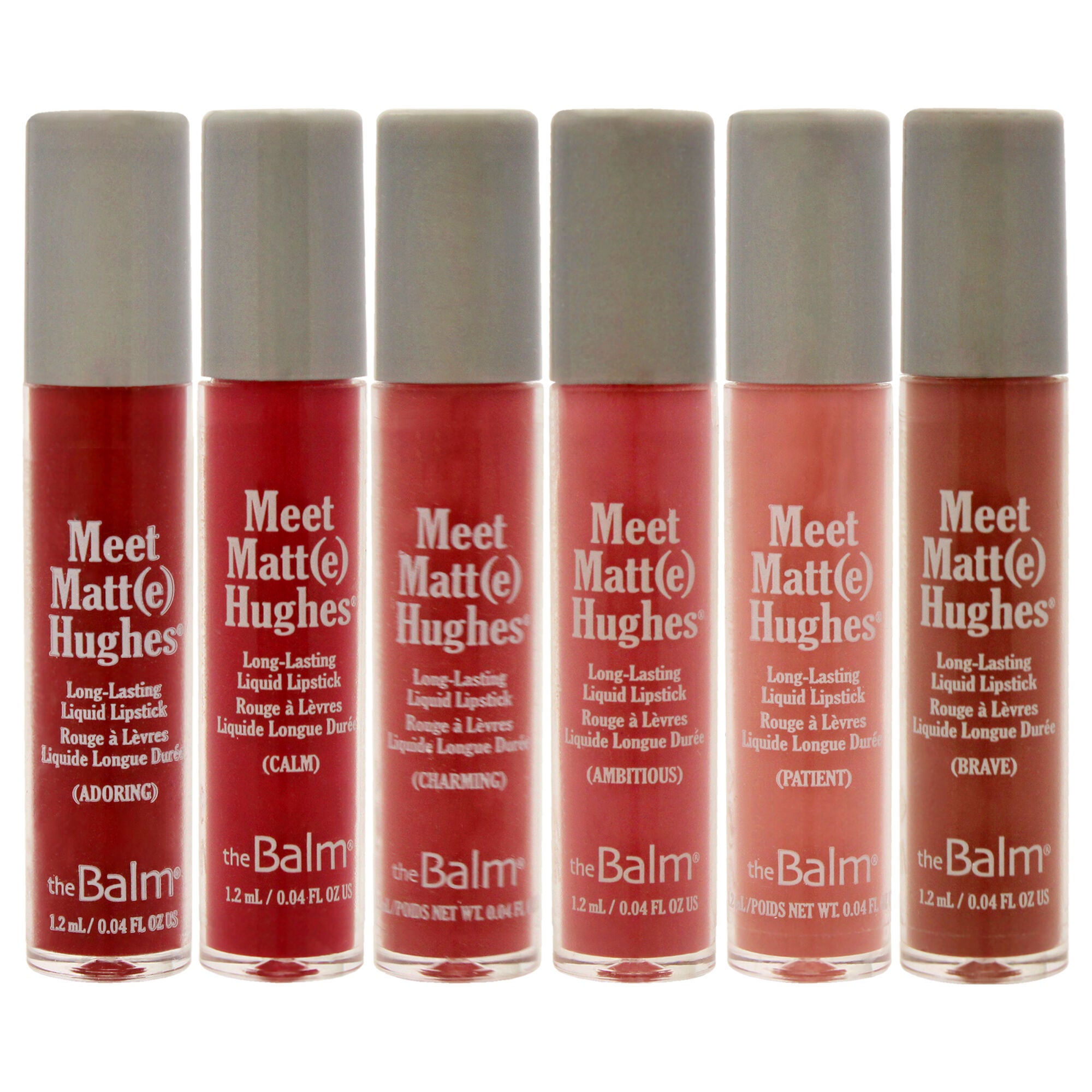 Meet Matte Hughes Mini Long-Lasting Liquid Lipsticks Set by the Balm for Women - 6 Pc 0.04oz, See Description, alternate image number 1