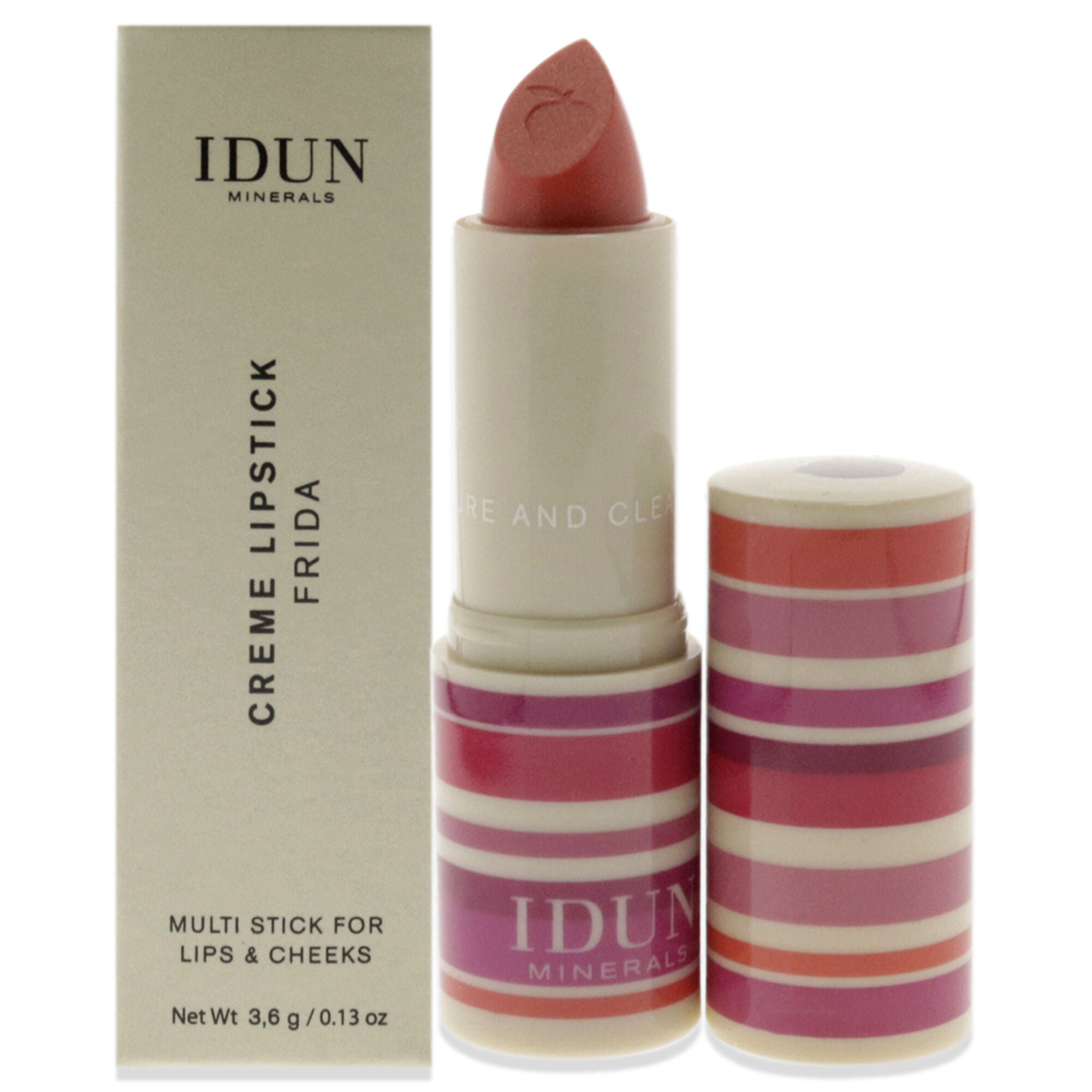 Creme Lipstick - 203 Frida by Idun Minerals for Women - 0.13 oz Lipstick, See Description, hi-res image number 0