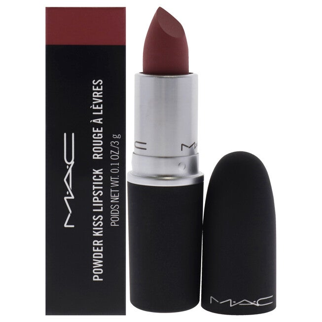 Powder Kiss Lipstick - 930 Brickthrough by MAC for Women - 0.10 oz Lipstick, NA, hi-res image number null