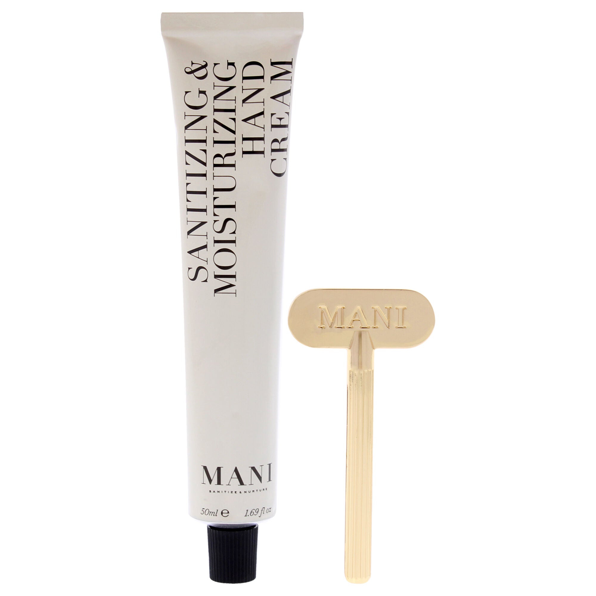 Sanitizing and Moisturizing Hand Cream Set by Mani for Women - 2 Pc 1.6oz Sanitizing Moisturizing Hand Cream, Tool, See Description, alternate image number 3