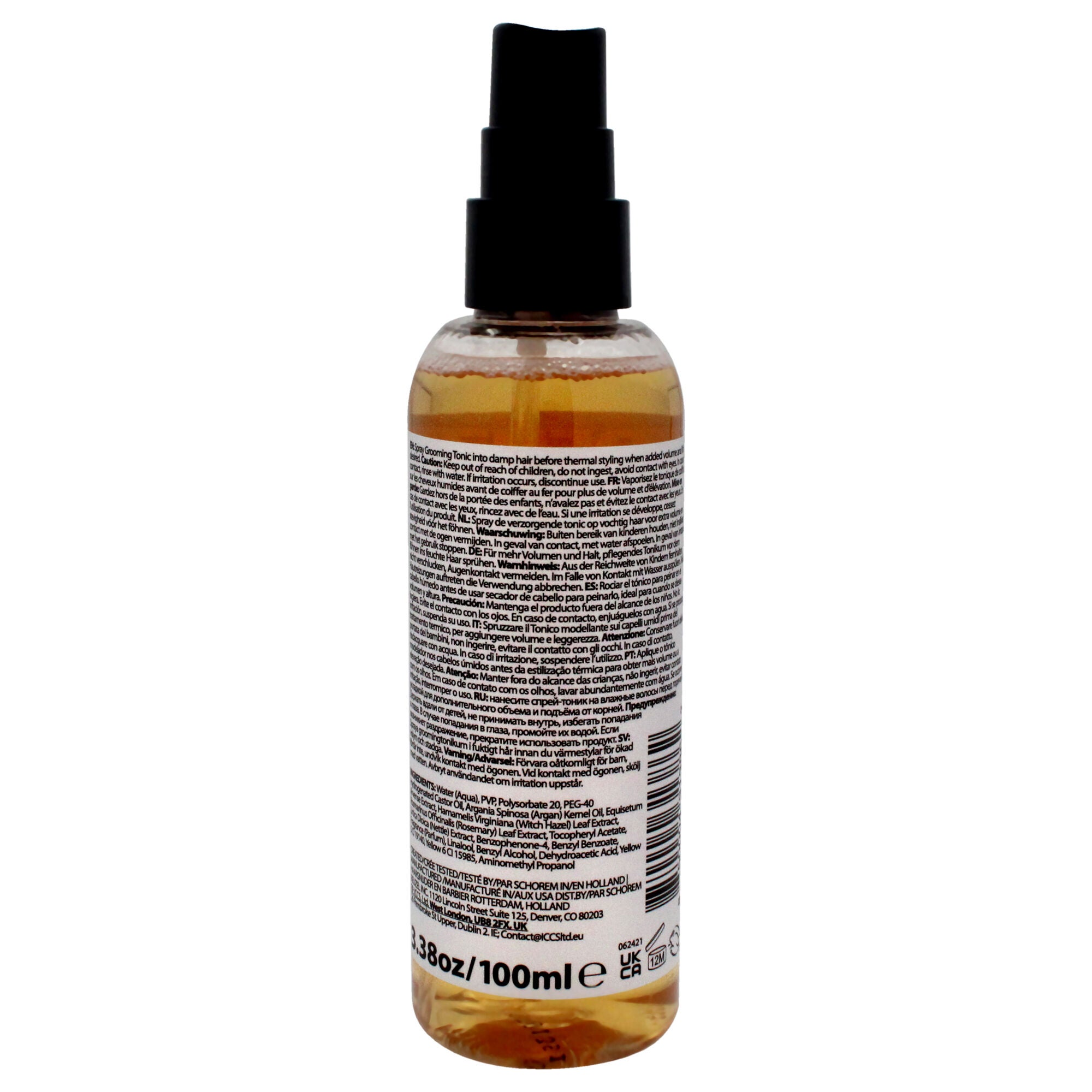 Spray Grooming Tonic by Reuzel for Men - 3.38 oz Hair Spray, See Description, alternate image number 1