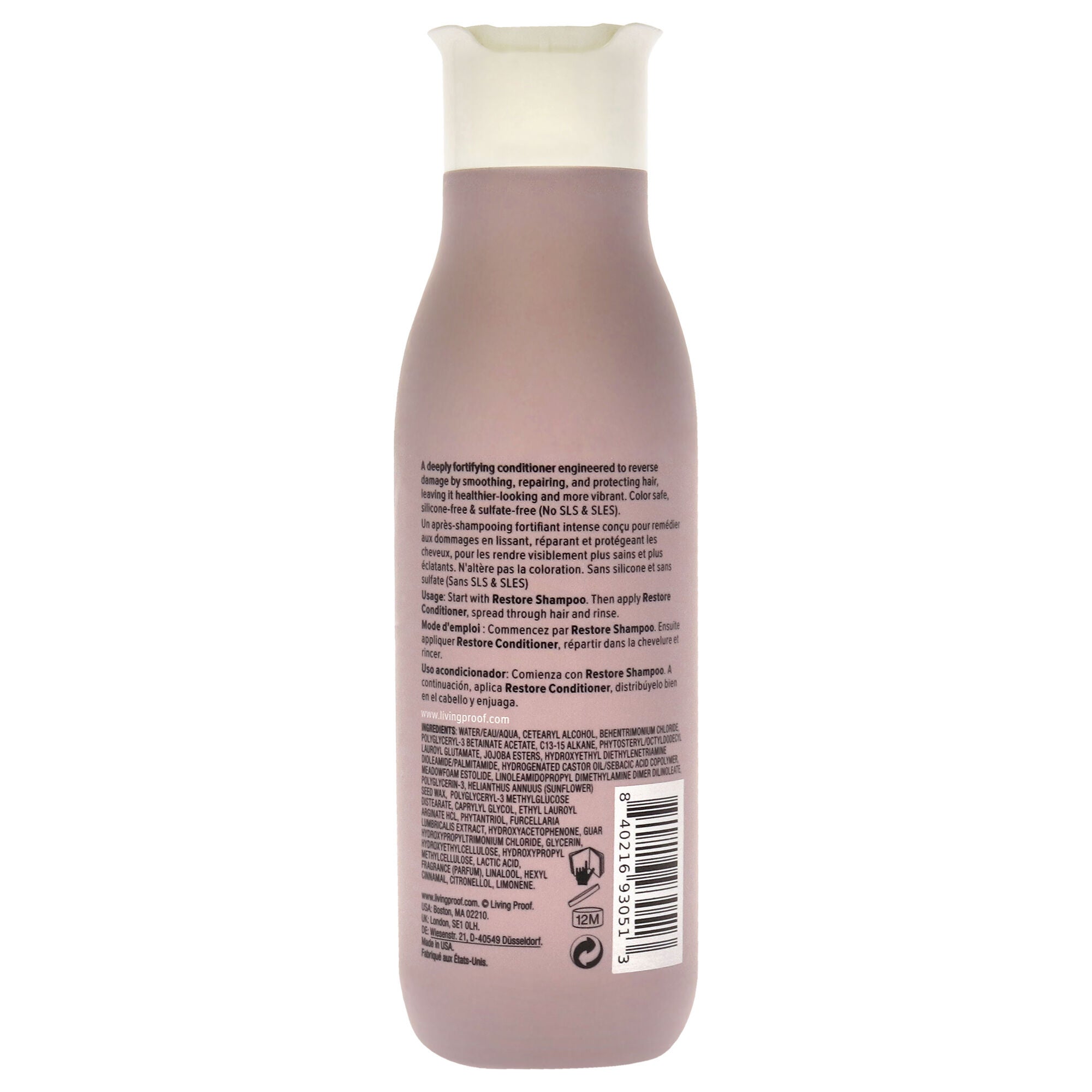 Restore Conditioner by Living Proof for Unisex - 8 oz Conditioner, , alternate image number 4