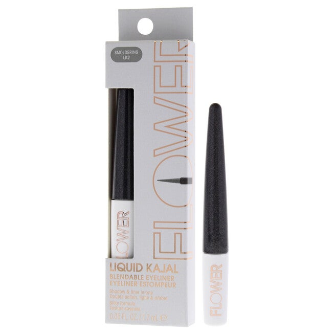 Liquid Kajal Blendable Eyeliner - LK2 Smoldering by Flower Beauty for Women - 0.05 oz Eyeliner, See Description, alternate image number 3