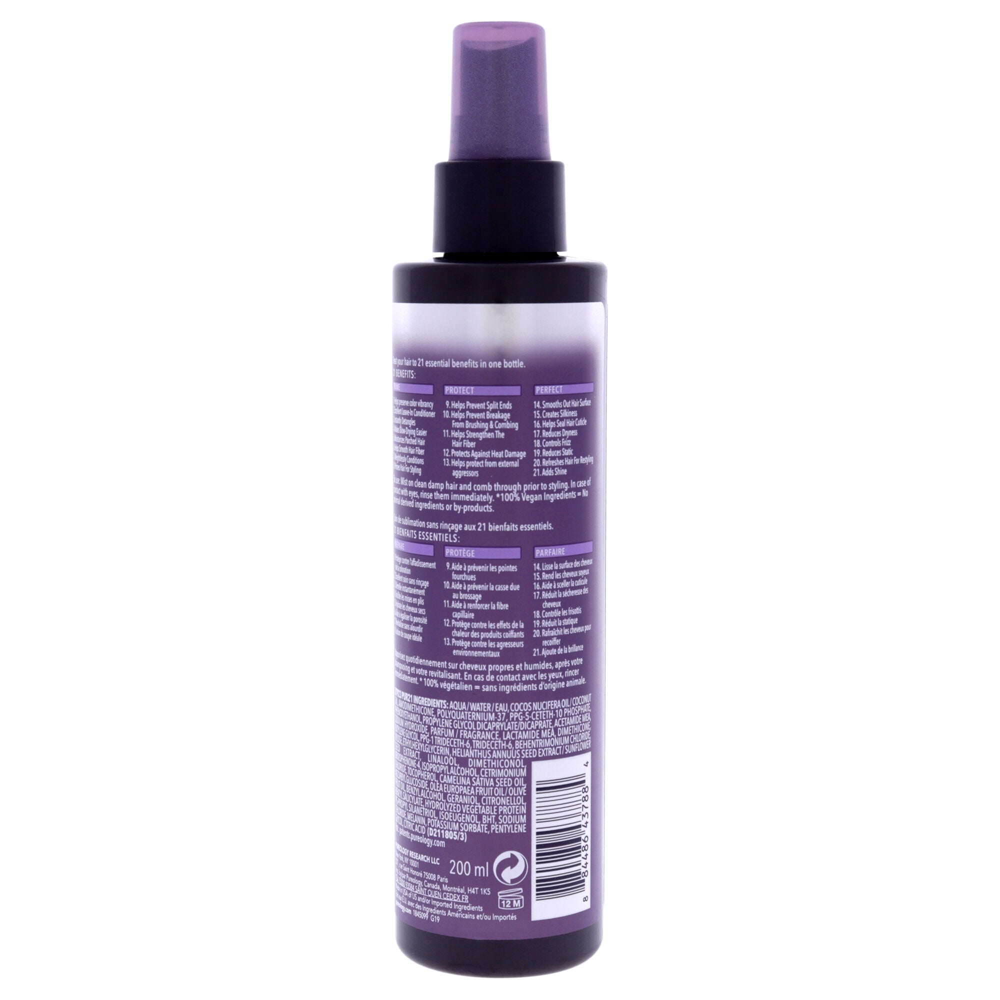 Color Fanatic Multi-Tasking Leave In Spray by Pureology for Unisex - 6.7 oz Hair Spray, , alternate image number 4