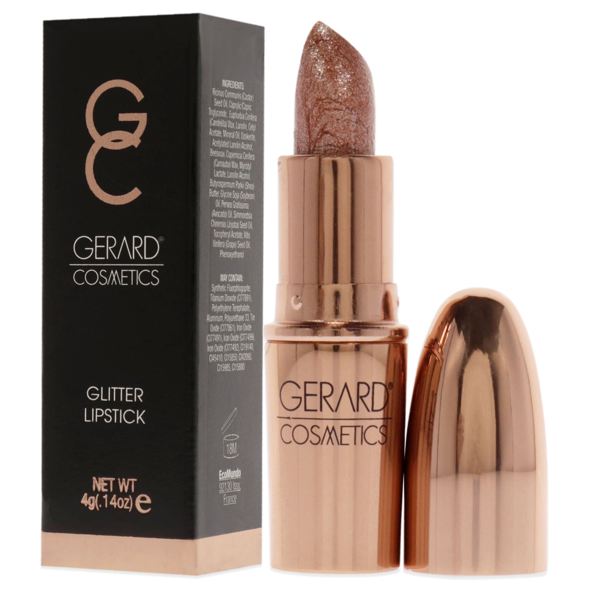 Glitter Lipstick - Hollywood Blvd by Gerard Cosmetic for Women - 0.14 oz Lipstick, , alternate image number 7