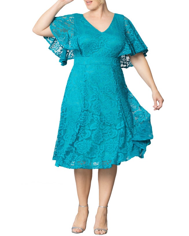 Camille Lace Cocktail Dress | Woman Within Camille Lace Cocktail Dress | Woman Within