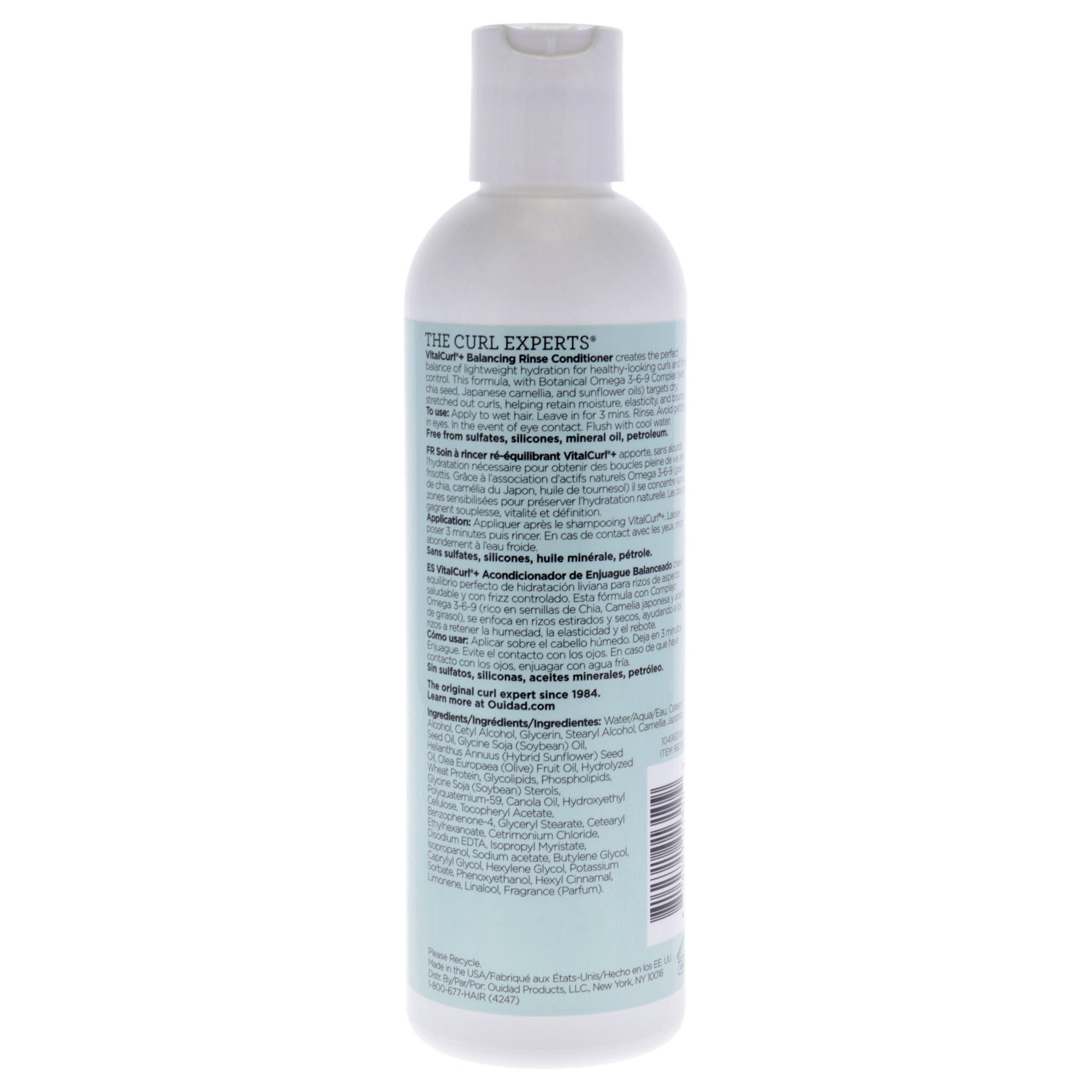 VitalCurl Plus Balancing Rinse Conditioner by Ouidad for Unisex - 8.5 oz Conditioner, See Description, alternate image number 2