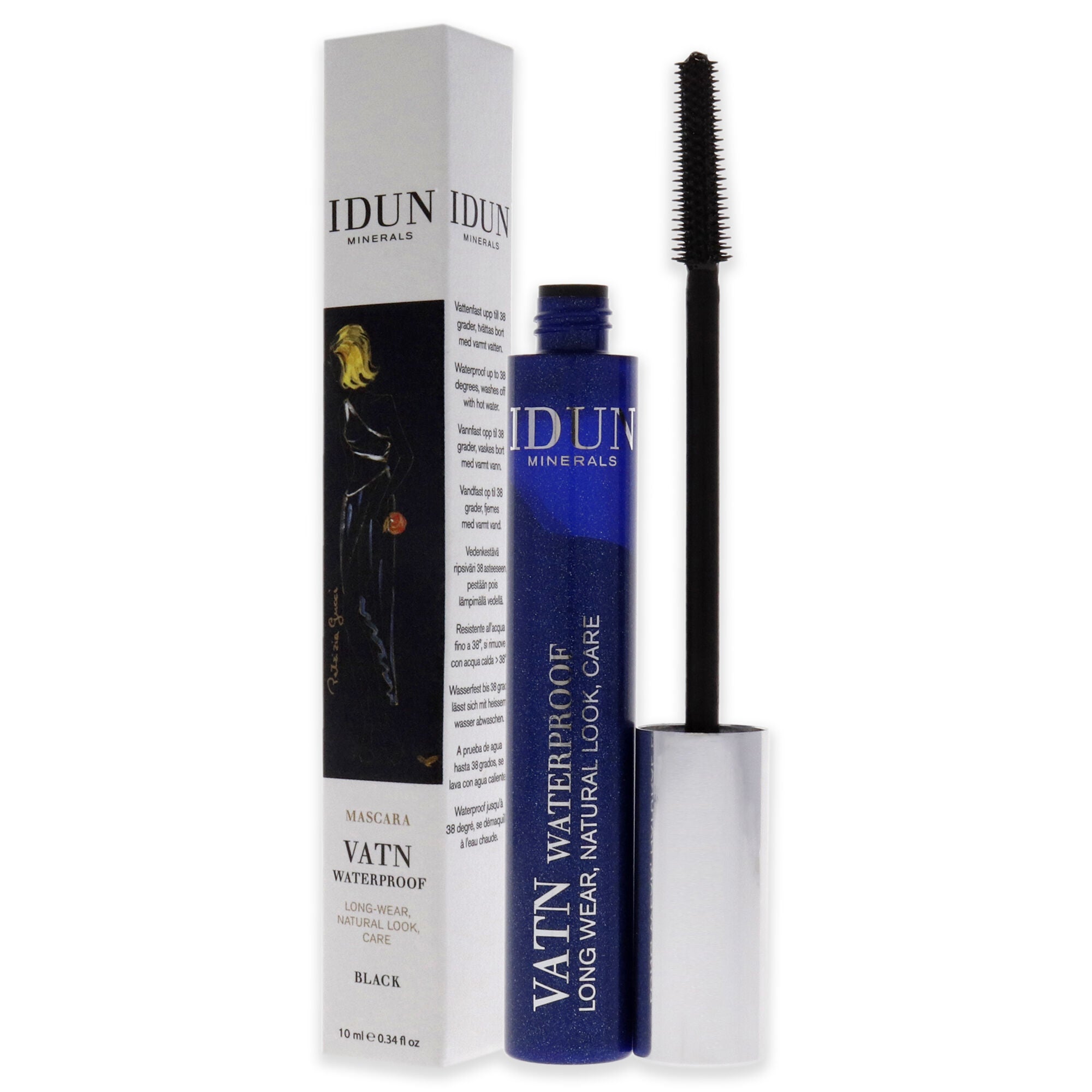 Vatn Waterproof Mascara - 003 Black by Idun Minerals for Women - 0.34 oz Mascara, See Description, alternate image number 2