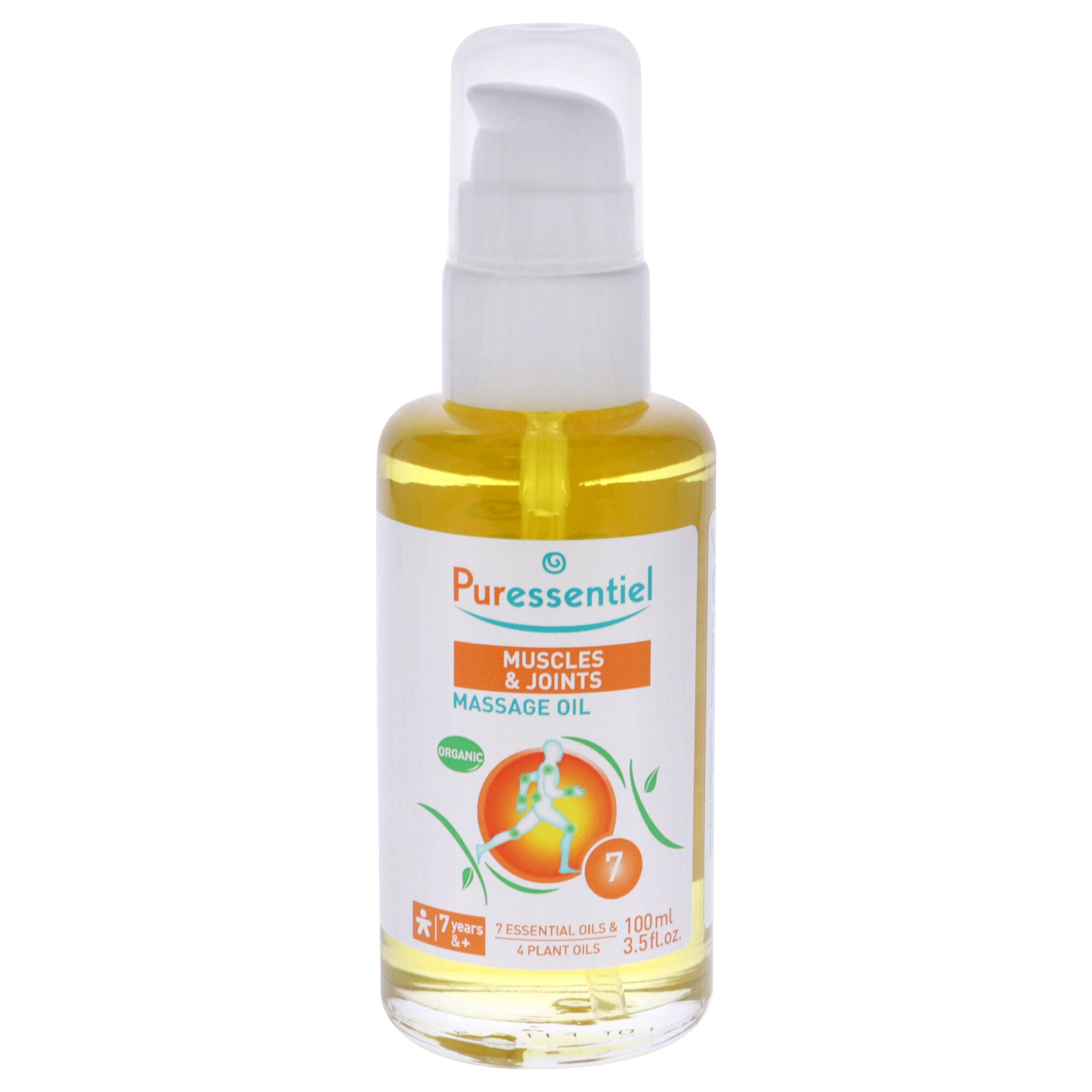 Muscle Relaxing Organic Massage Oil - Arnica and Wintergreen by Puressentiel for Unisex - 3.5 oz Oil, See Description, alternate image number 1