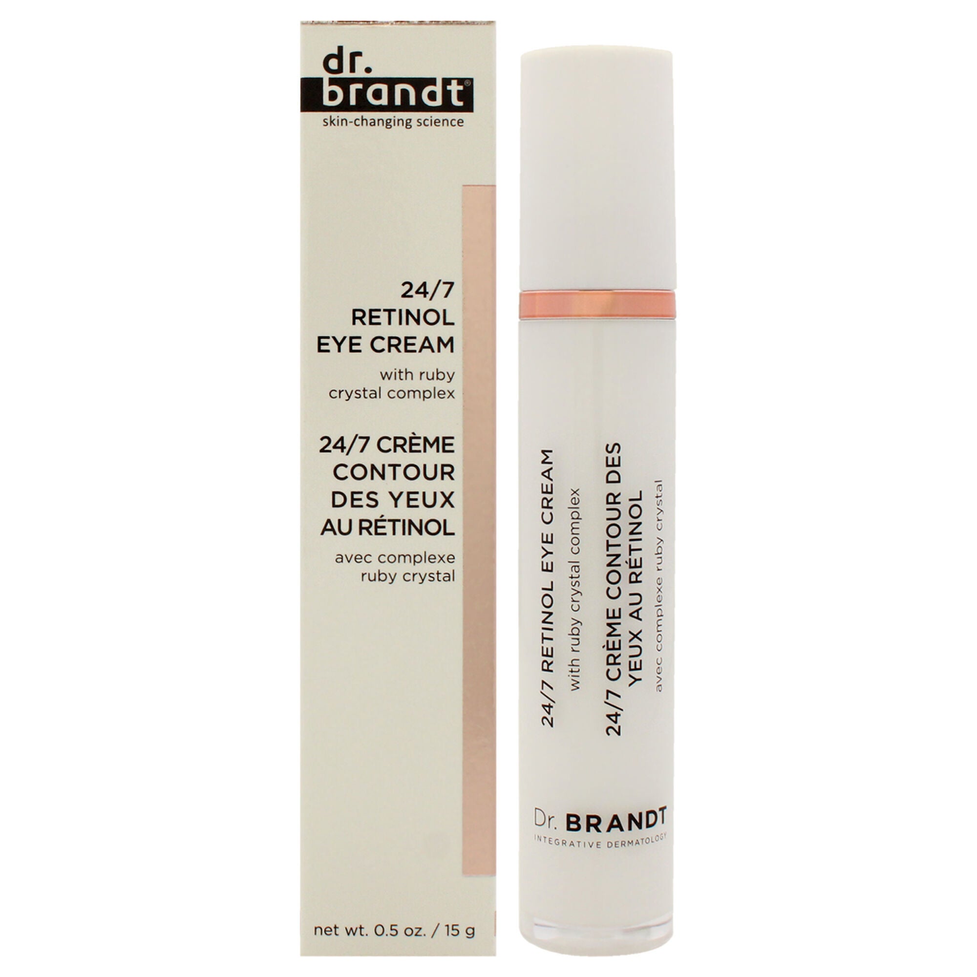 24-7 Retinol Eye Cream by Dr. Brandt for Women - 0.5 oz Cream, NA, hi-res image number 0