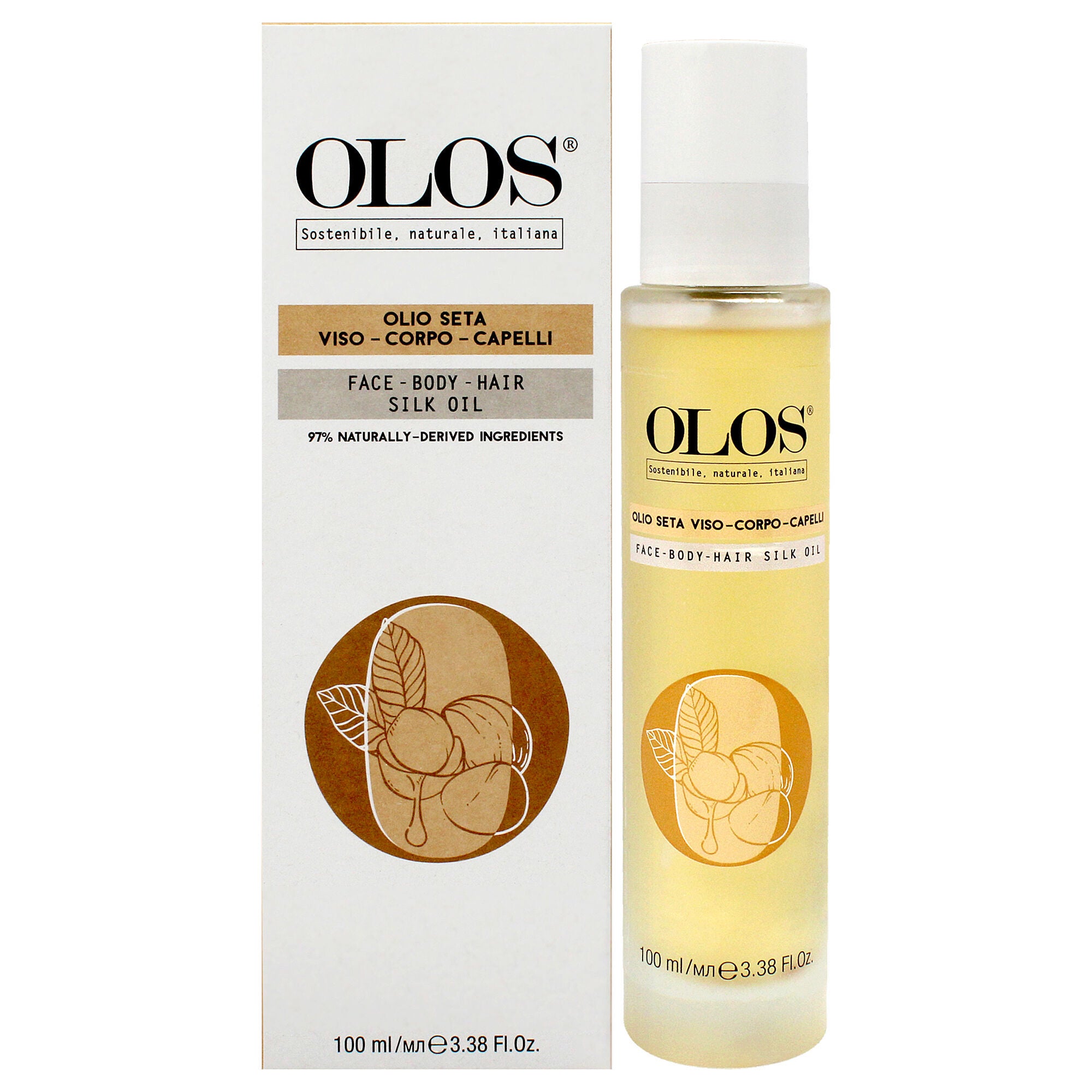 Face - Body - Hair and Skin Oil by Olos for Unisex - 3.38 oz Oil, See Description, hi-res image number 0