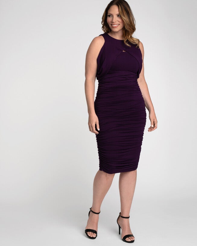 Bianca Ruched Dress, , alternate image number 6