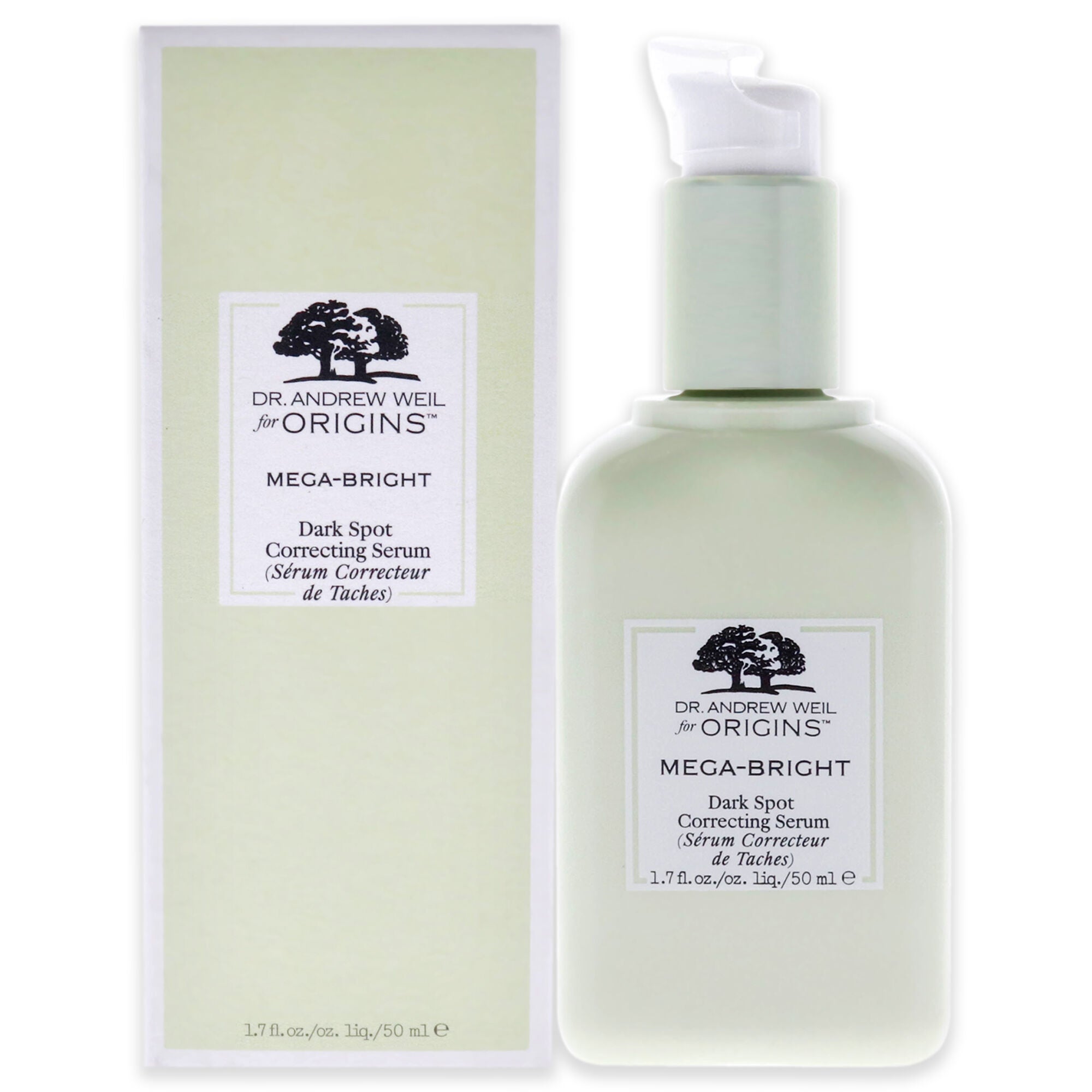 Dr Andrew Weil for Origins Mega-Bright Dark Spot Correcting Serum by Origins for Unisex - 1.7 oz Serum, See Description, hi-res image number 0