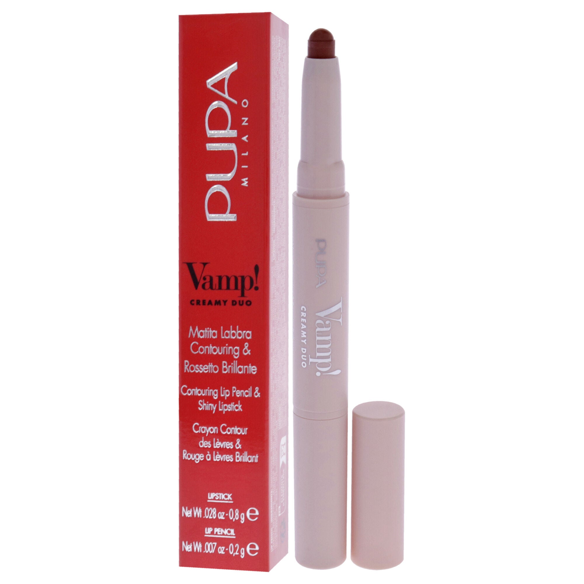 Vamp! Creamy Duo - 001 Fair Nude by Pupa Milano for Women - 0.035 oz Makeup, , alternate image number 7