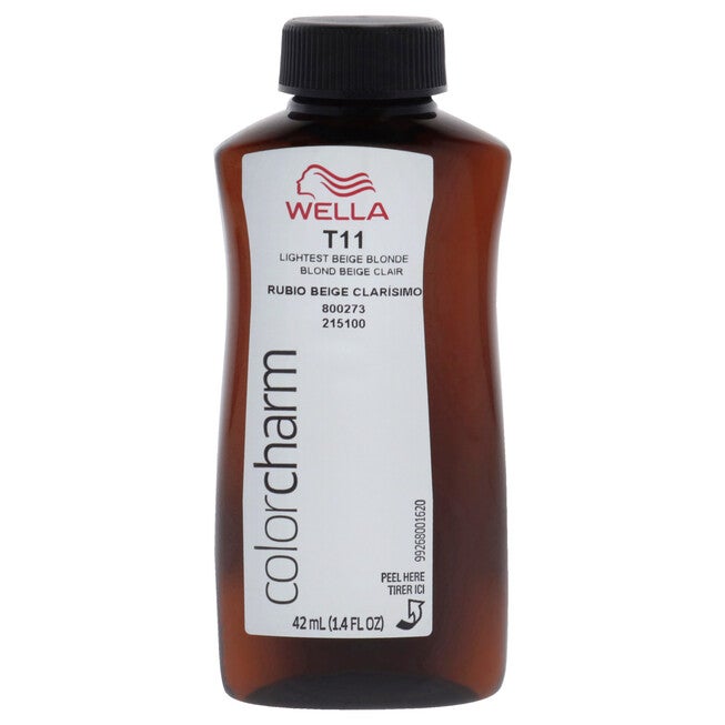 Color Charm Permanent Toner - T11 Lightest Beige Blonde by Wella for Unisex - 1.4 oz Toner, NA, alternate image number null