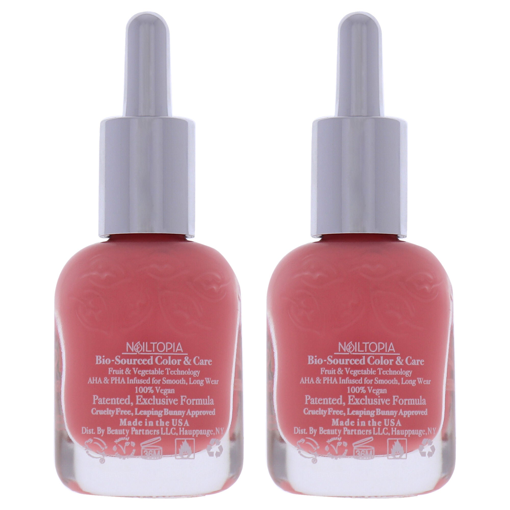 Bio-Sourced Chip Free Nail Lacquer - Lilita from Nolita by Nailtopia for Women - 0.41 oz Nail Polish - Pack of 2, , alternate image number 3