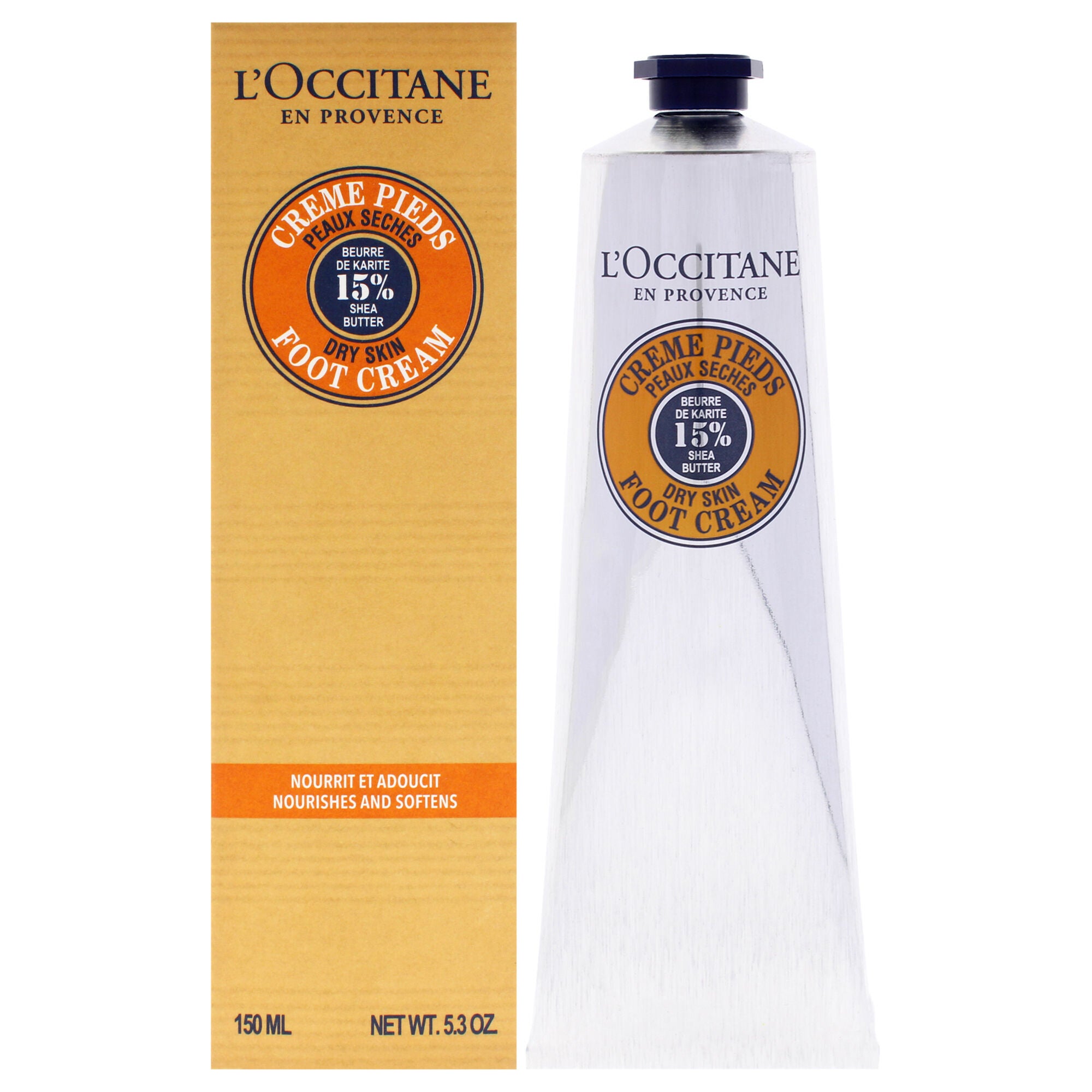 Shea Butter Foot Cream - Dry Skin by LOccitane for Unisex - 5.2 oz Cream, See Description, hi-res image number 0